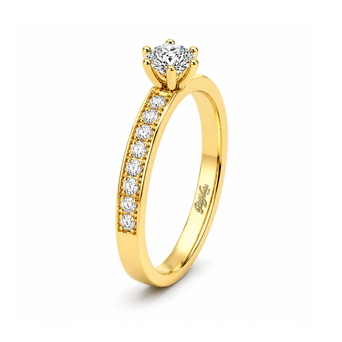 Anillo de Compromiso Modelo Estrasburgo Oro 18K