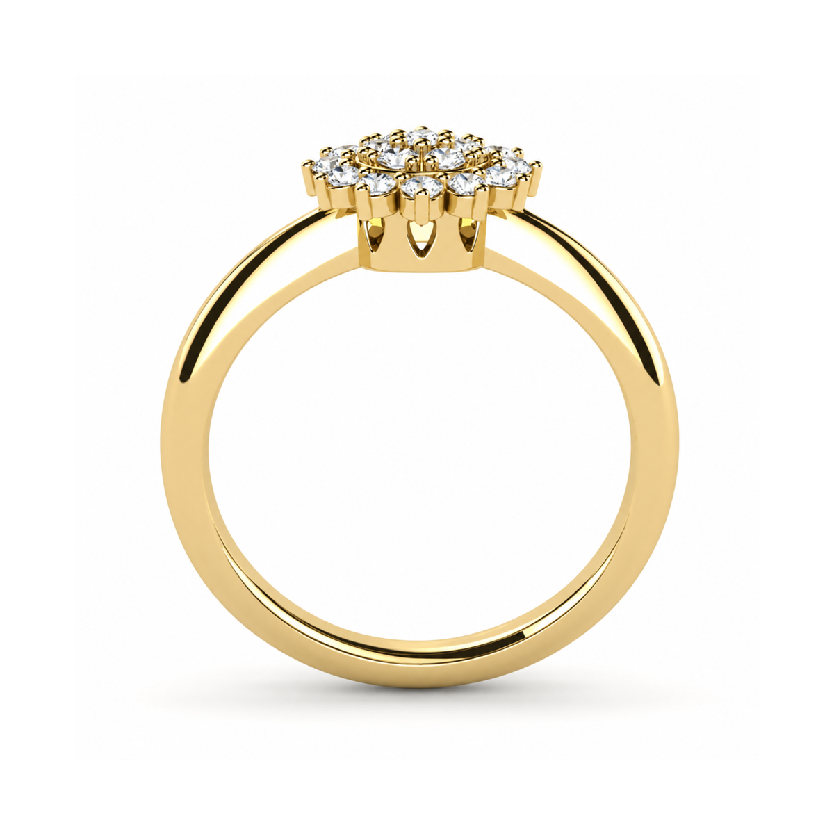 Anillo de Compromiso Modelo Grenoble Oro 18K