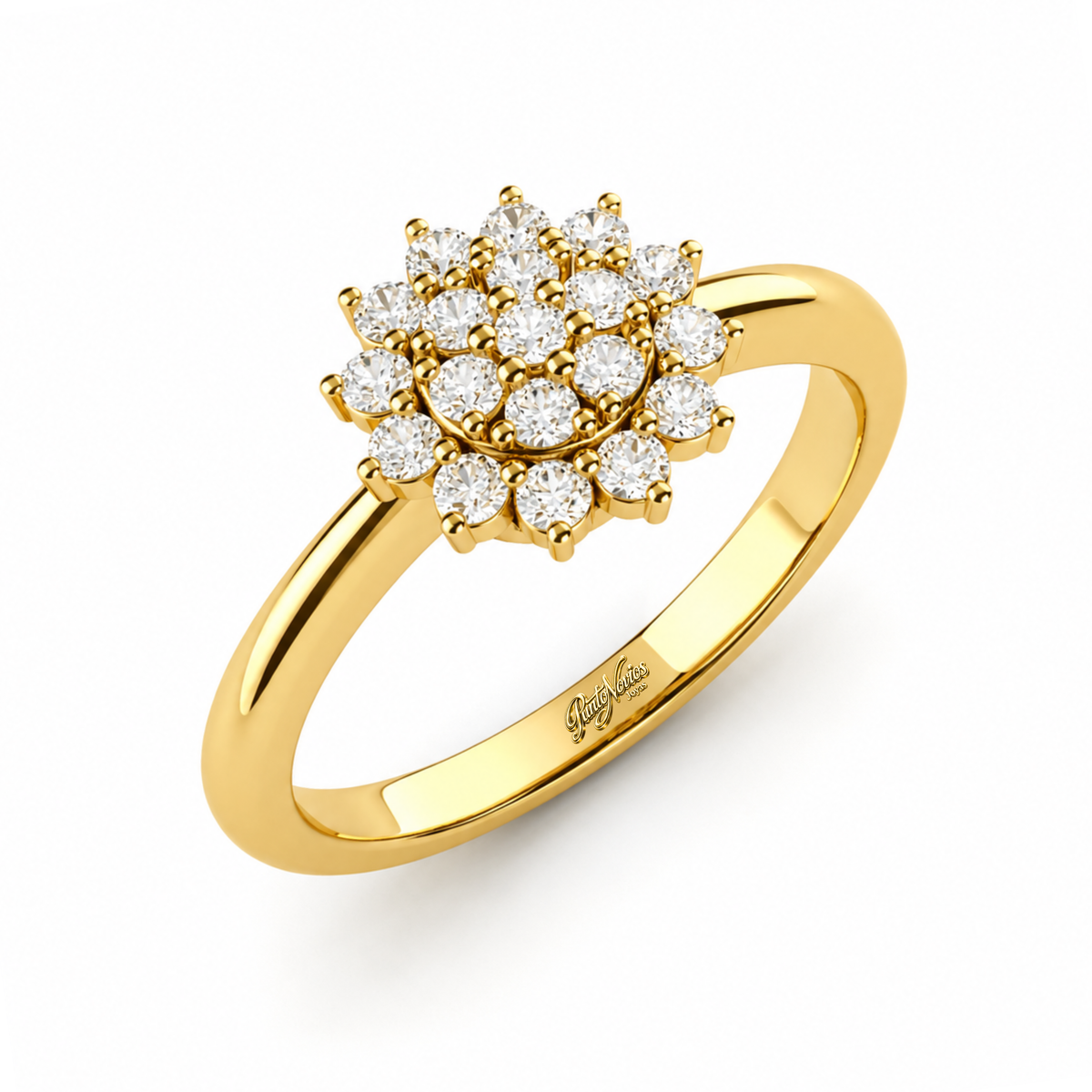 Anillo de Compromiso Modelo Grenoble Oro 18K