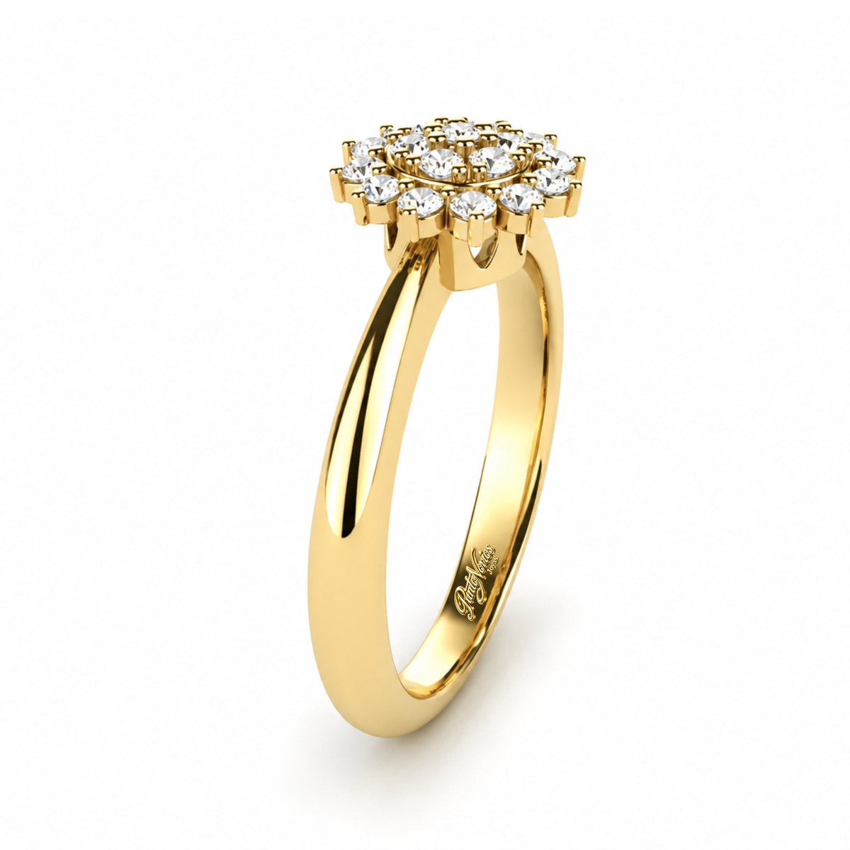 Anillo de Compromiso Modelo Grenoble Oro 18K