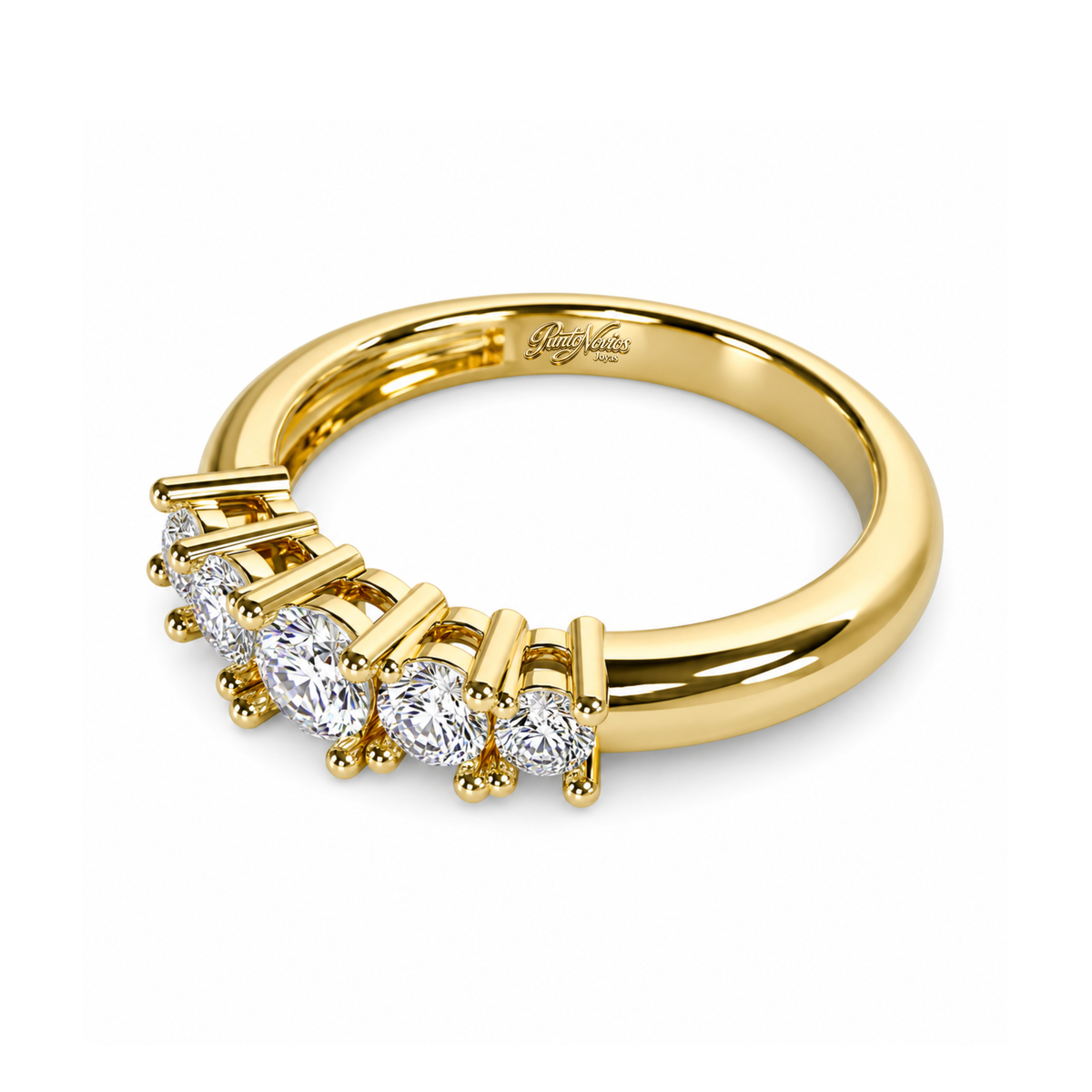 Anillo de Compromiso Modelo Guiza Oro 18K