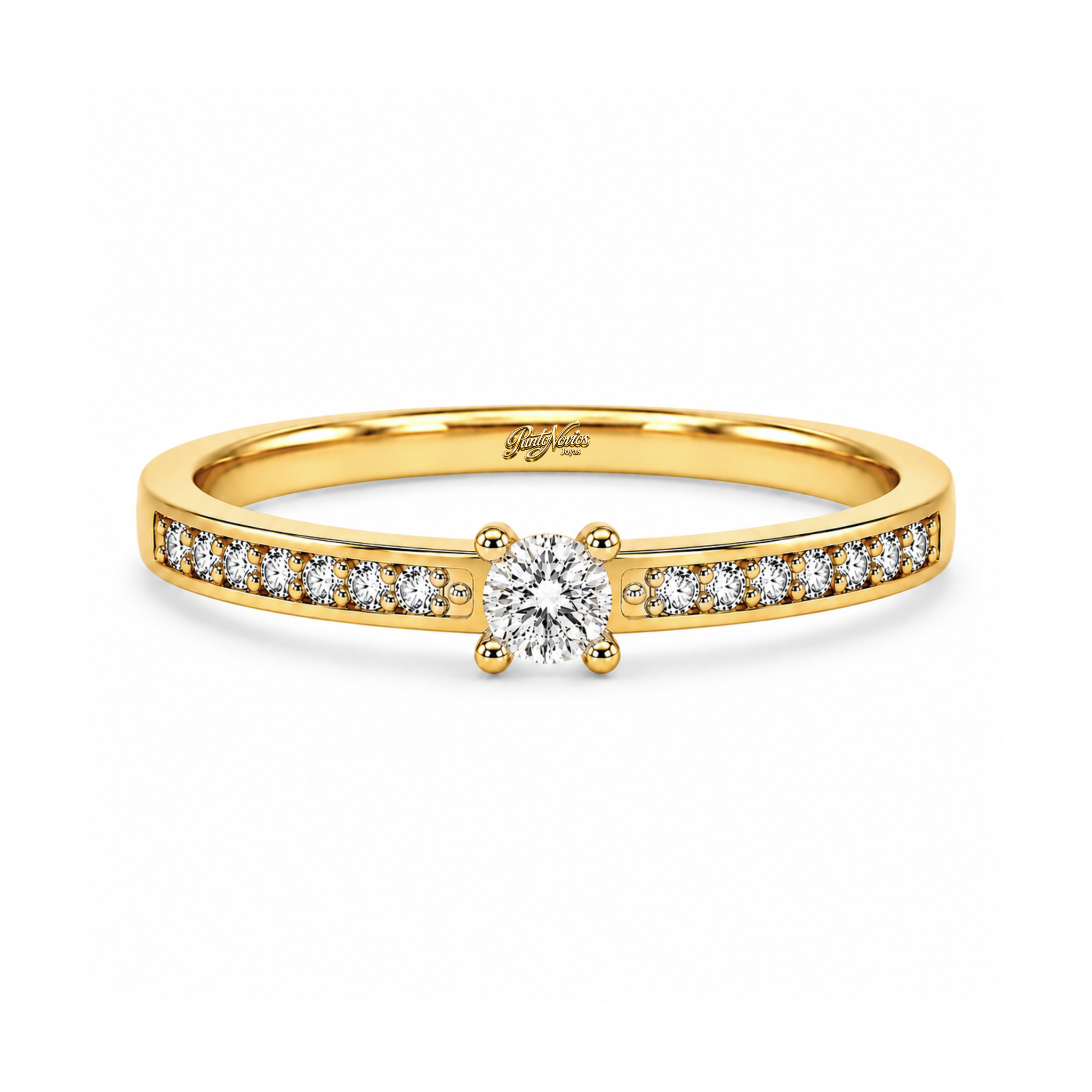Anillo de Compromiso Modelo Haiti Oro 18K