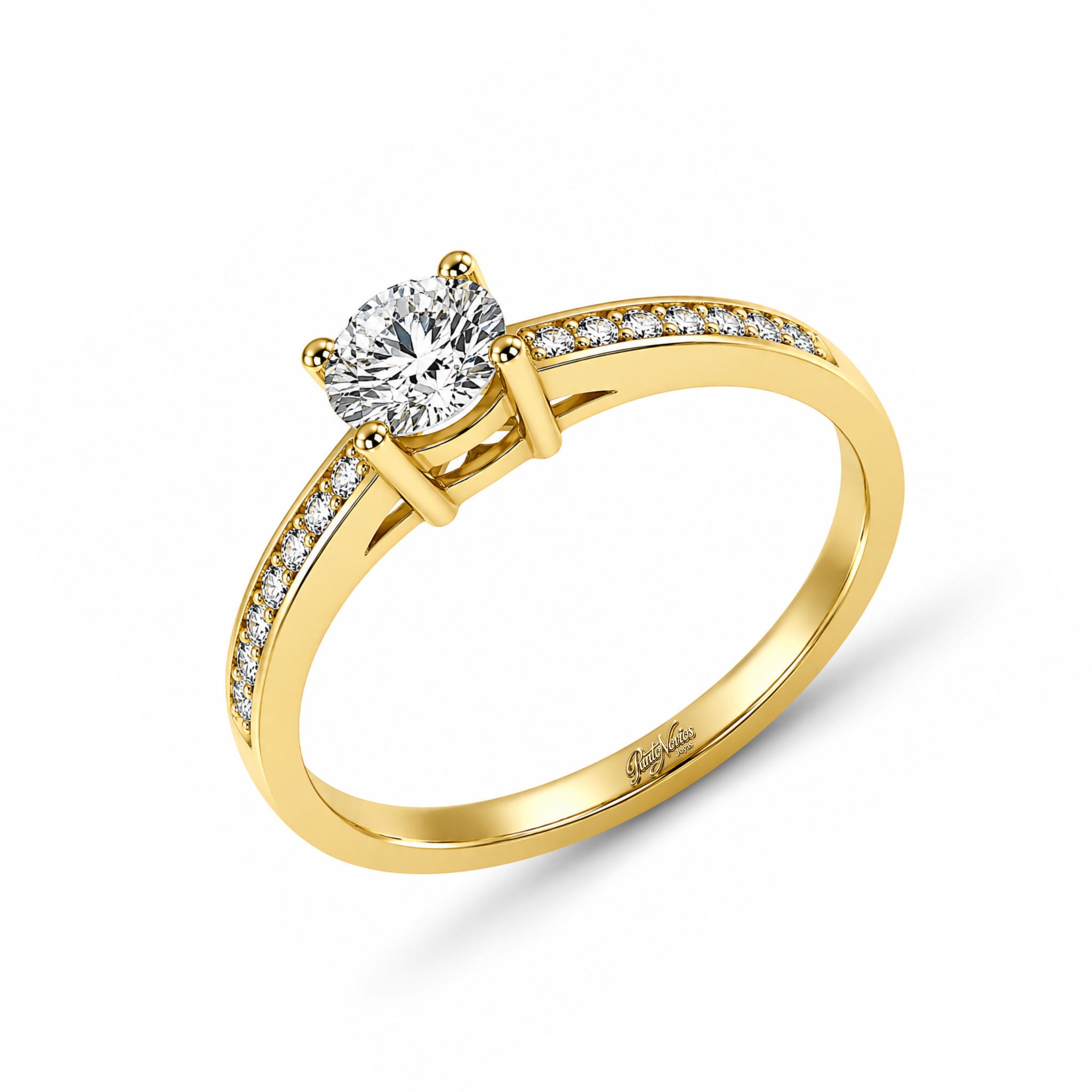 Anillo de Compromiso Modelo Haiti Oro 18K