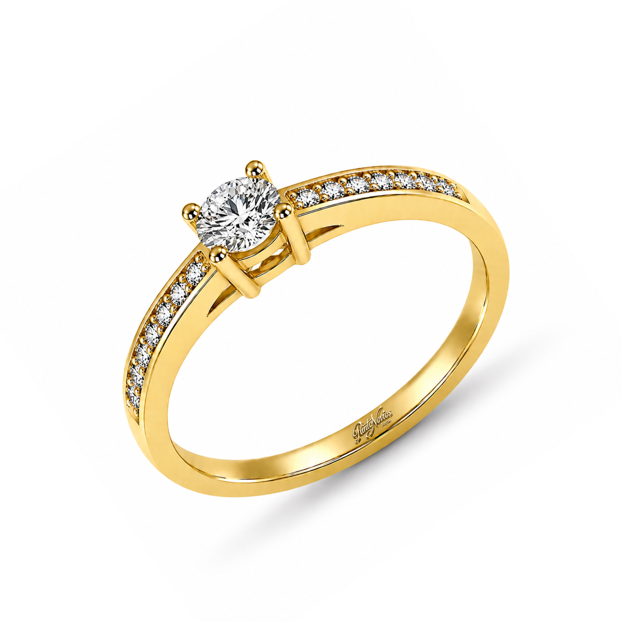 Anillo de Compromiso Modelo Haiti Oro 18K