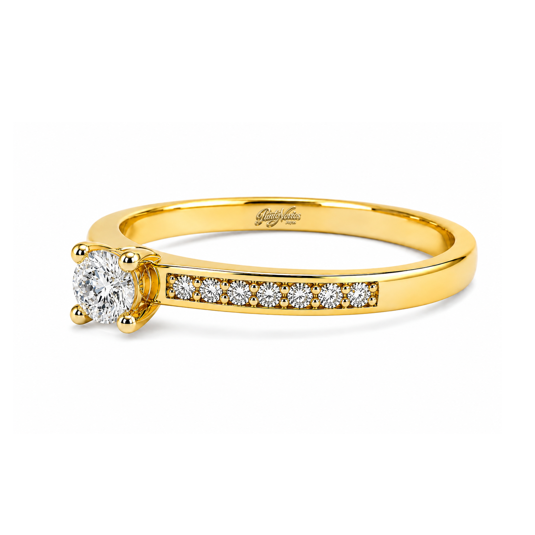 Anillo de Compromiso Modelo Haiti Oro 18K