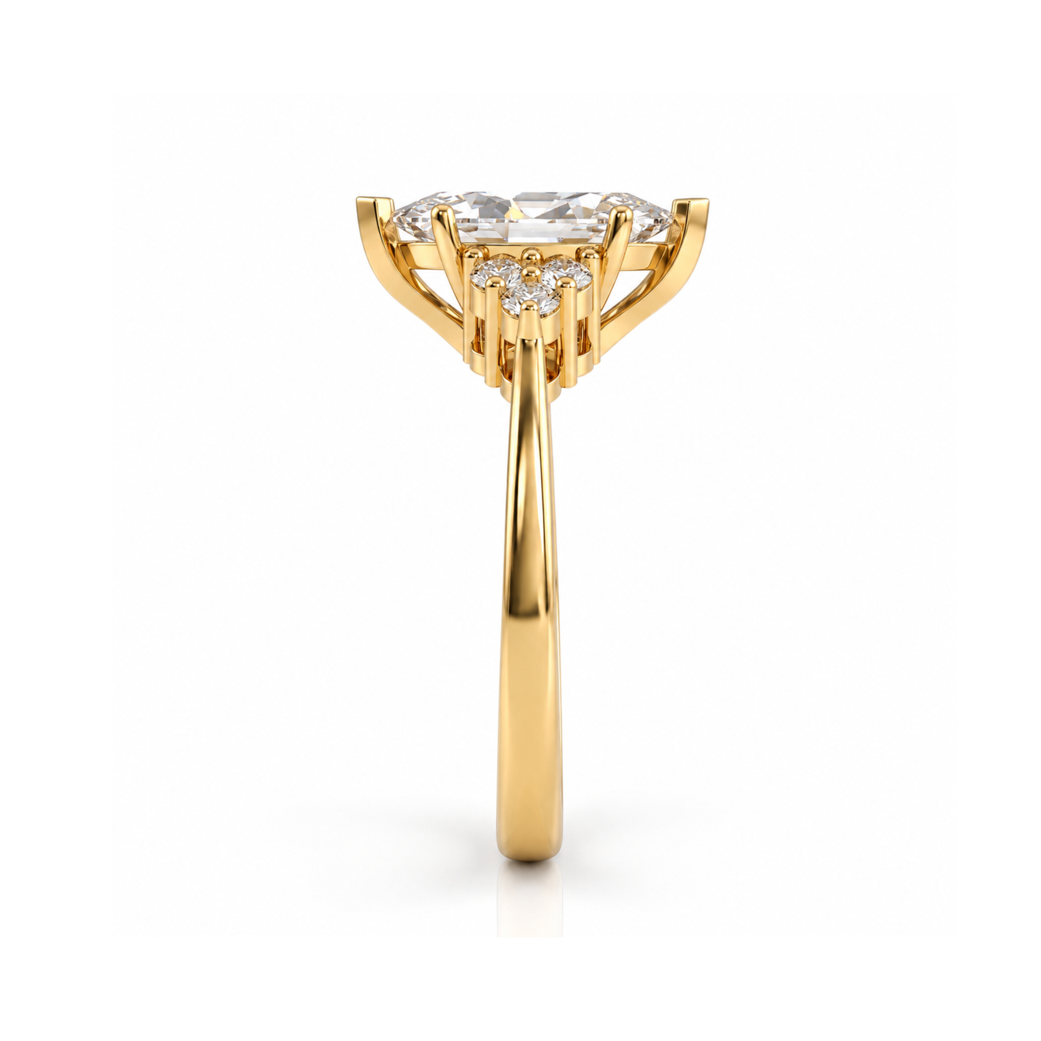 Anillo de Compromiso Modelo Isabelle Oro 18K
