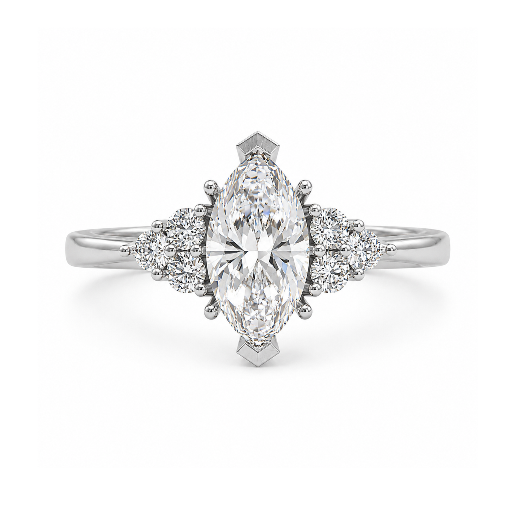 Anillo de Compromiso Modelo Isabelle Oro 18K