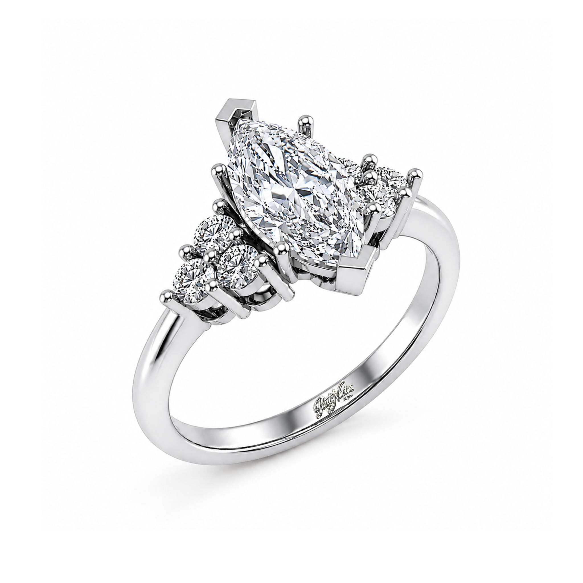 Anillo de Compromiso Modelo Isabelle Oro 18K