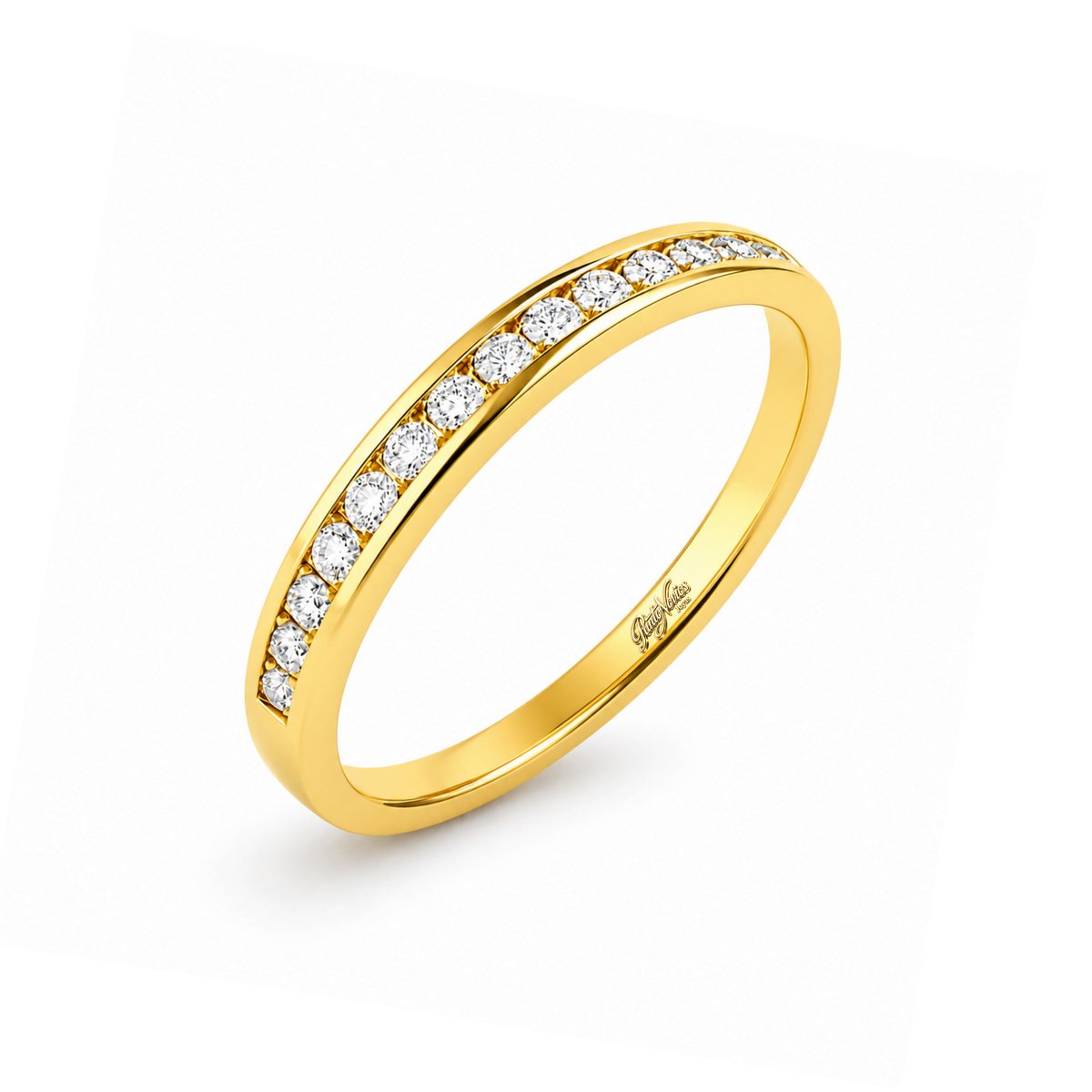 Anillo de Compromiso Modelo Lemans Oro 18K