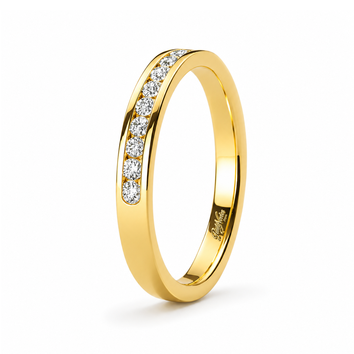 Anillo de Compromiso Modelo Lemans Oro 18K