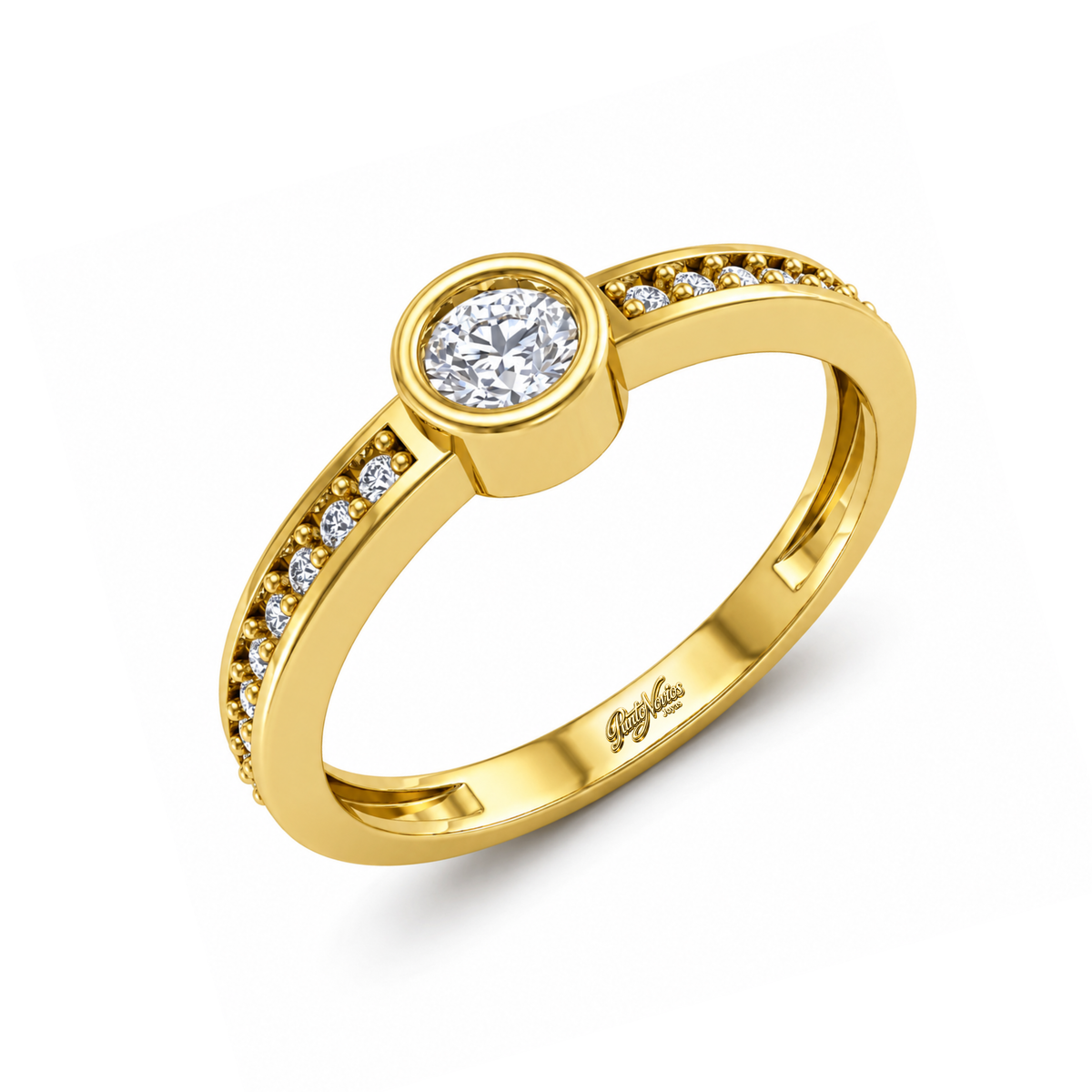 Anillo de Compromiso Modelo Limoges Oro 18K