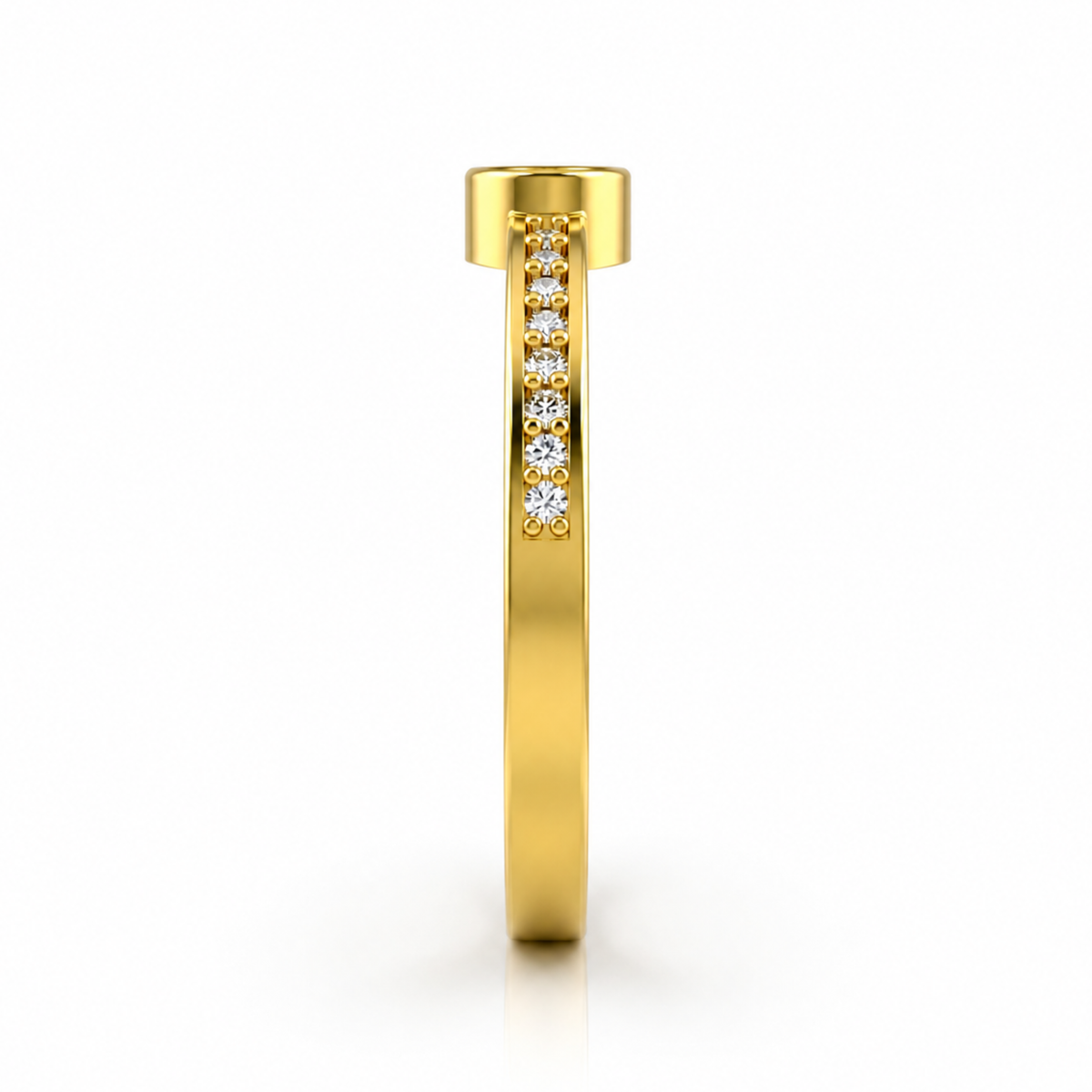 Anillo de Compromiso Modelo Limoges Oro 18K