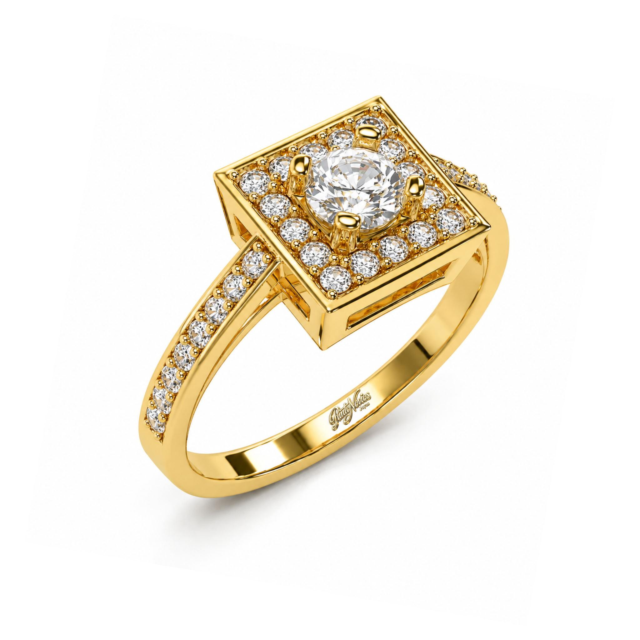 Anillo de Compromiso Modelo London Oro 18K