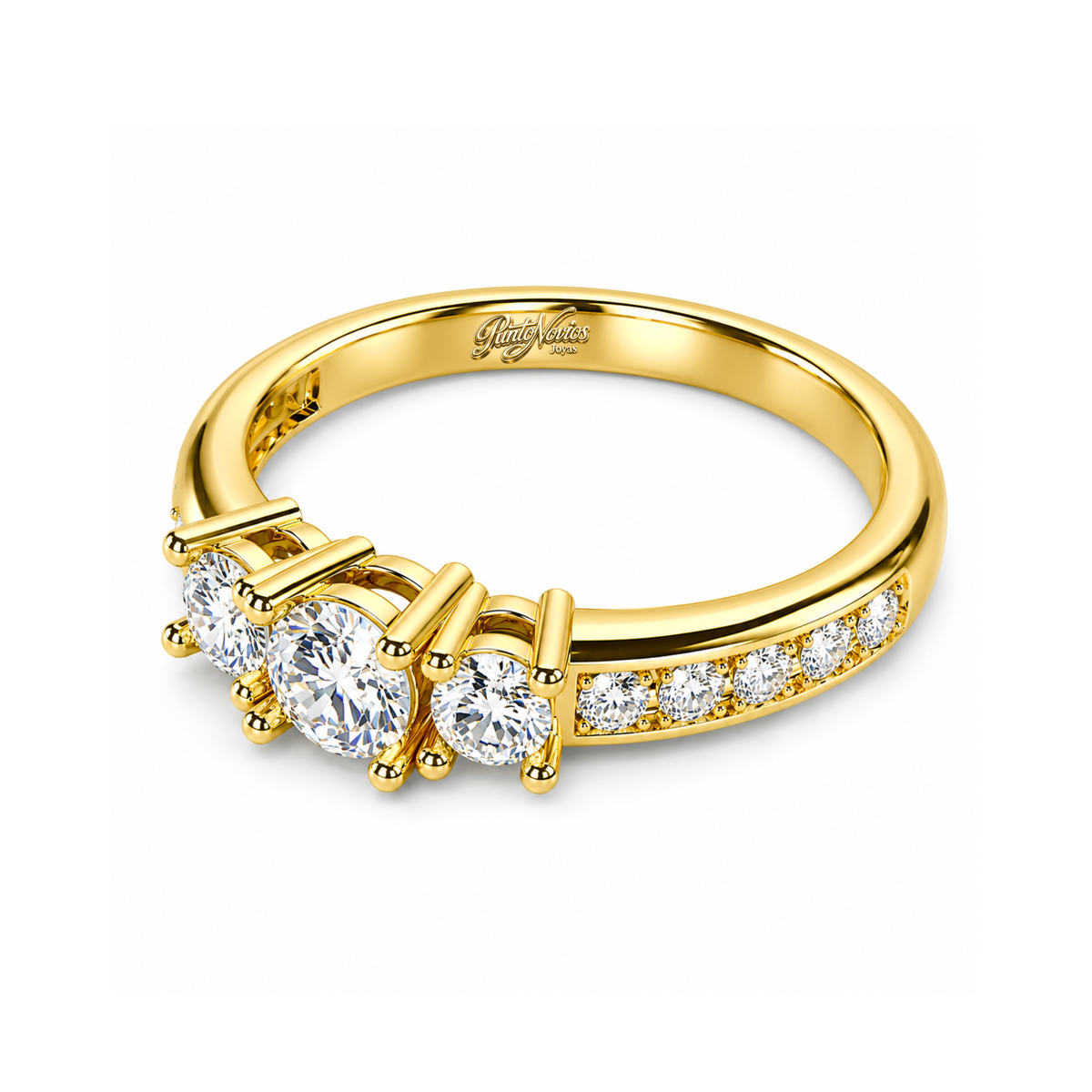 Anillo de Compromiso Modelo Miabela Oro 18K