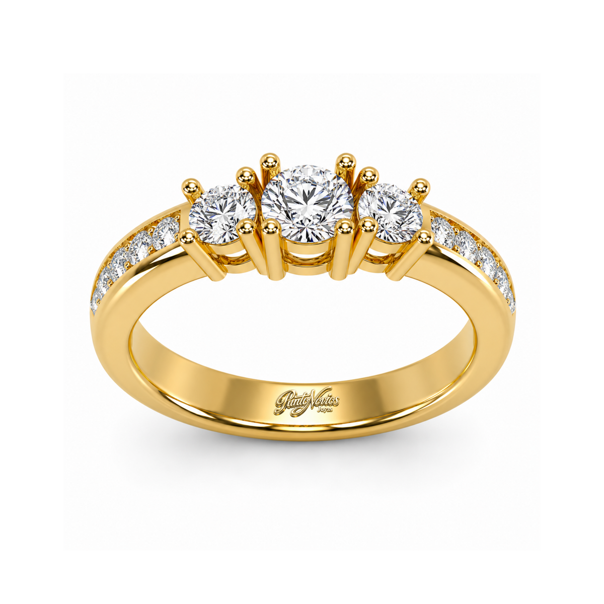 Anillo de Compromiso Modelo Miabela Oro 18K