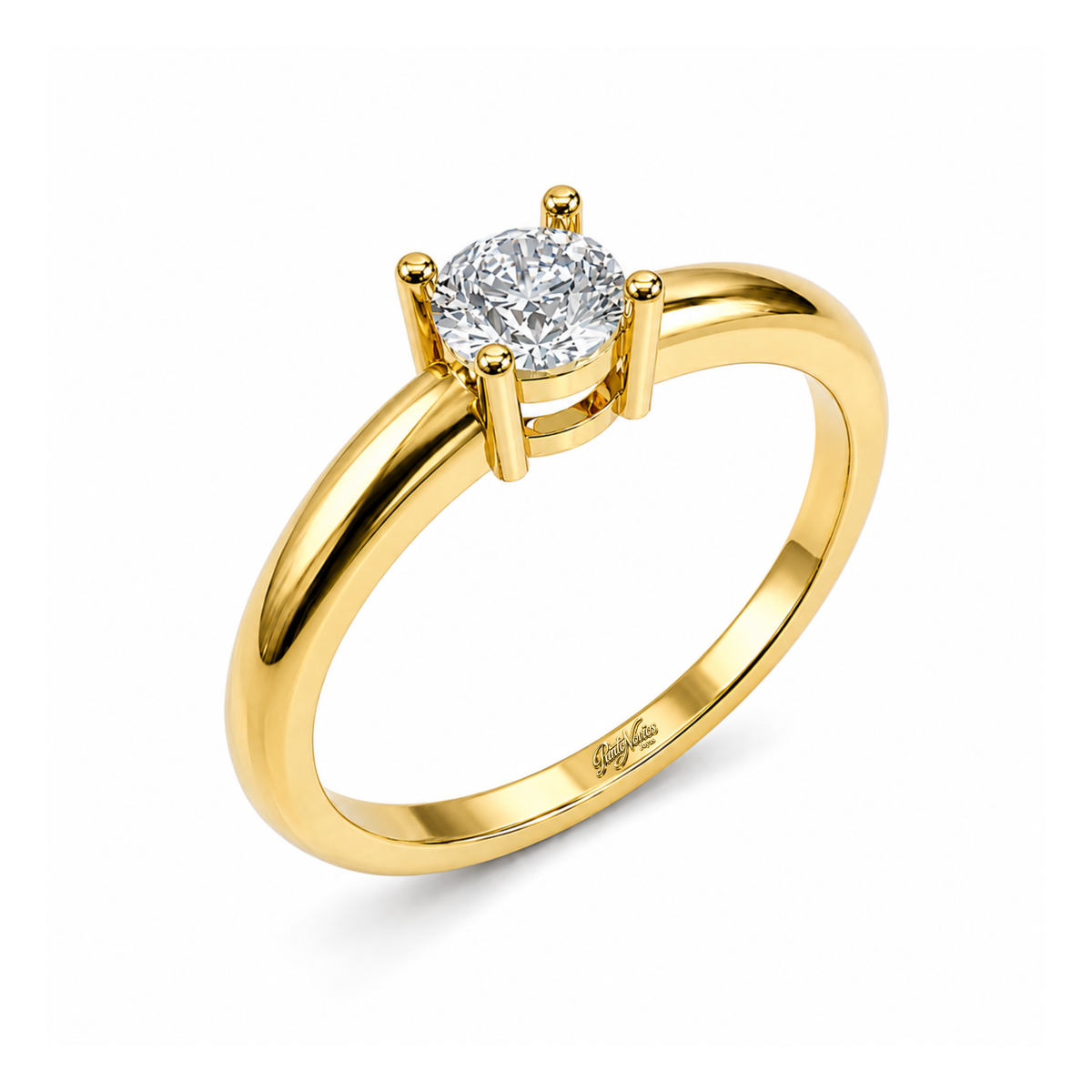 Anillo de Compromiso Modelo Milan Oro 18K