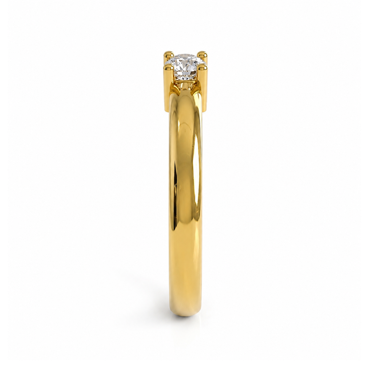 Anillo de Compromiso Modelo Milan Oro 18K