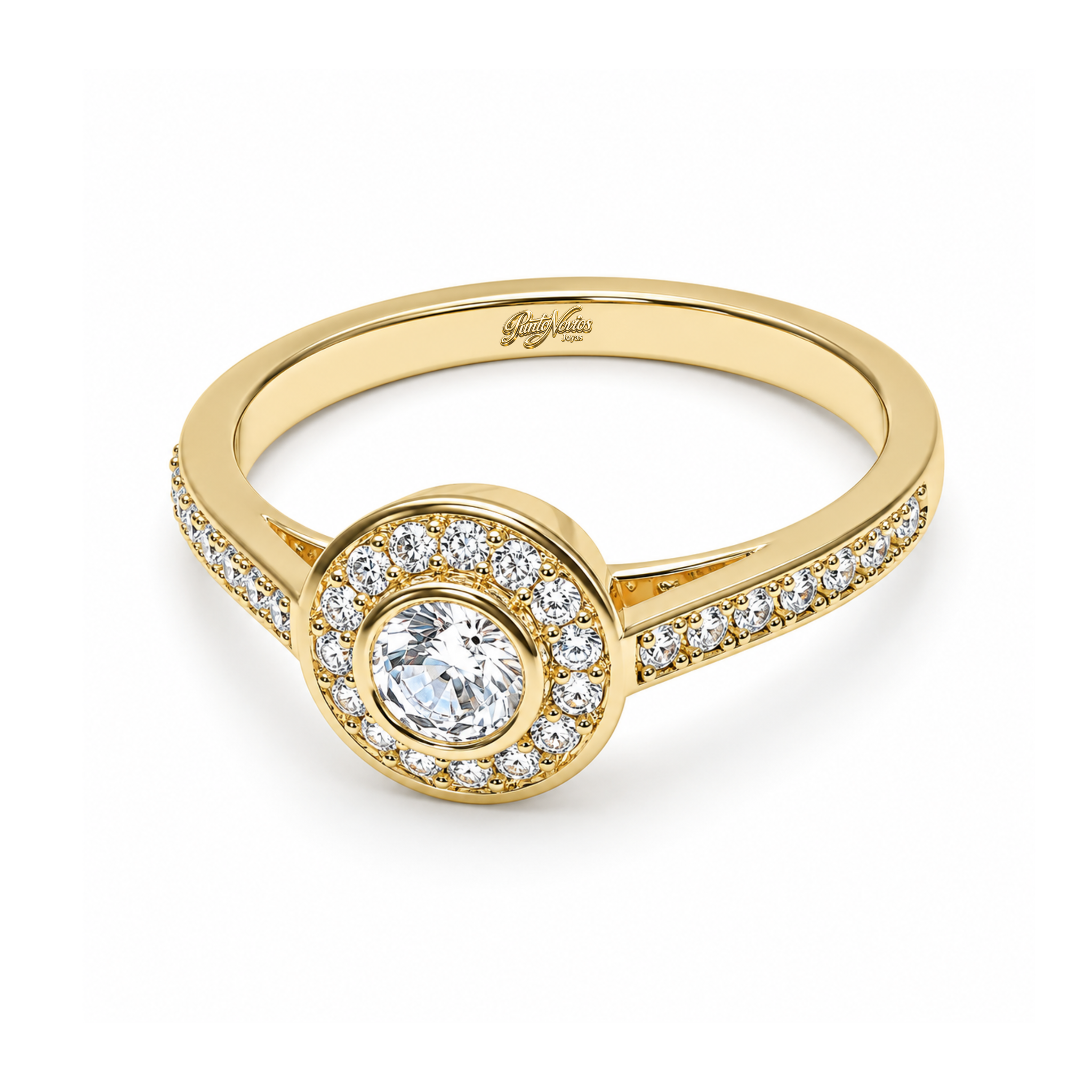 Anillo de Compromiso Modelo Montreal Oro 18K