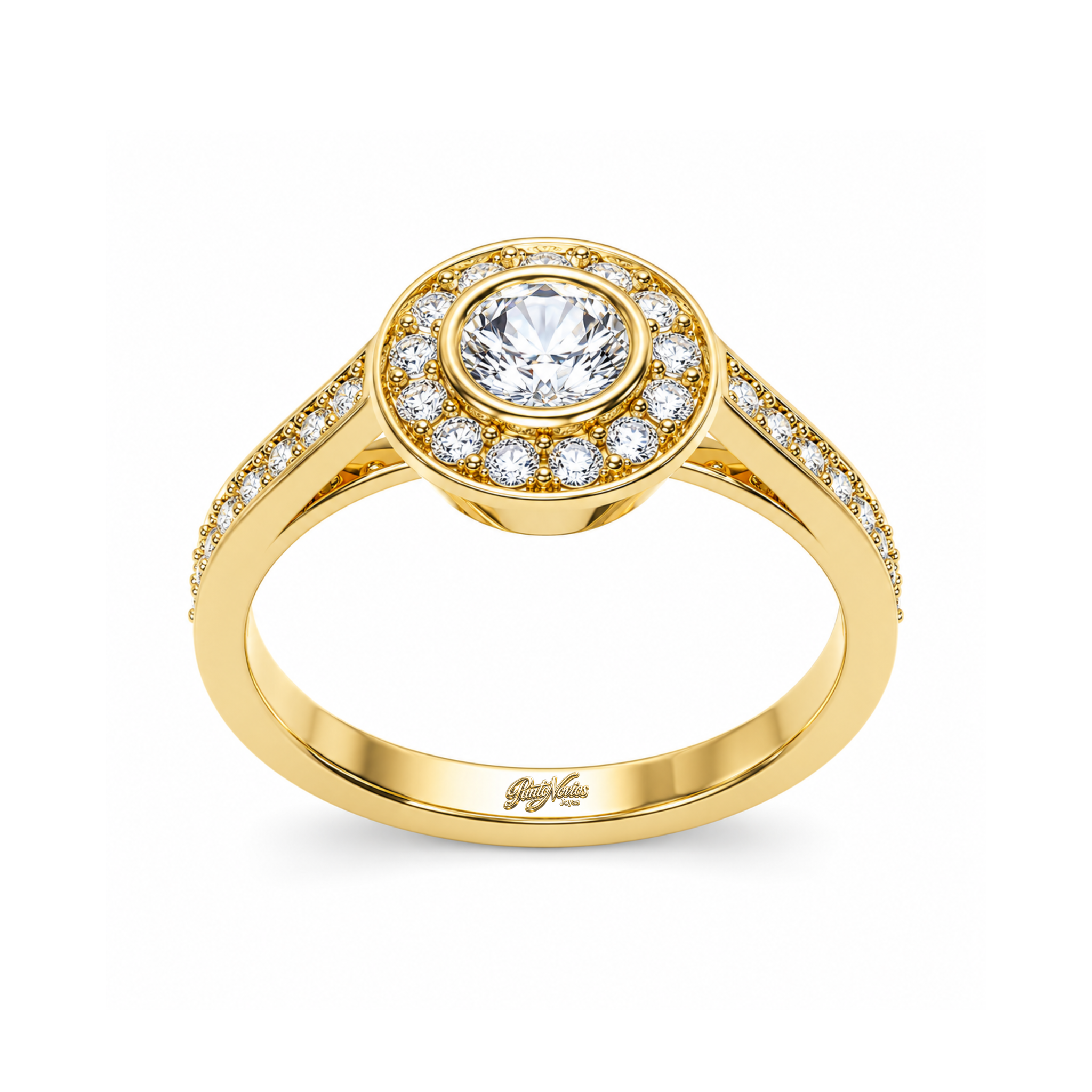 Anillo de Compromiso Modelo Montreal Oro 18K