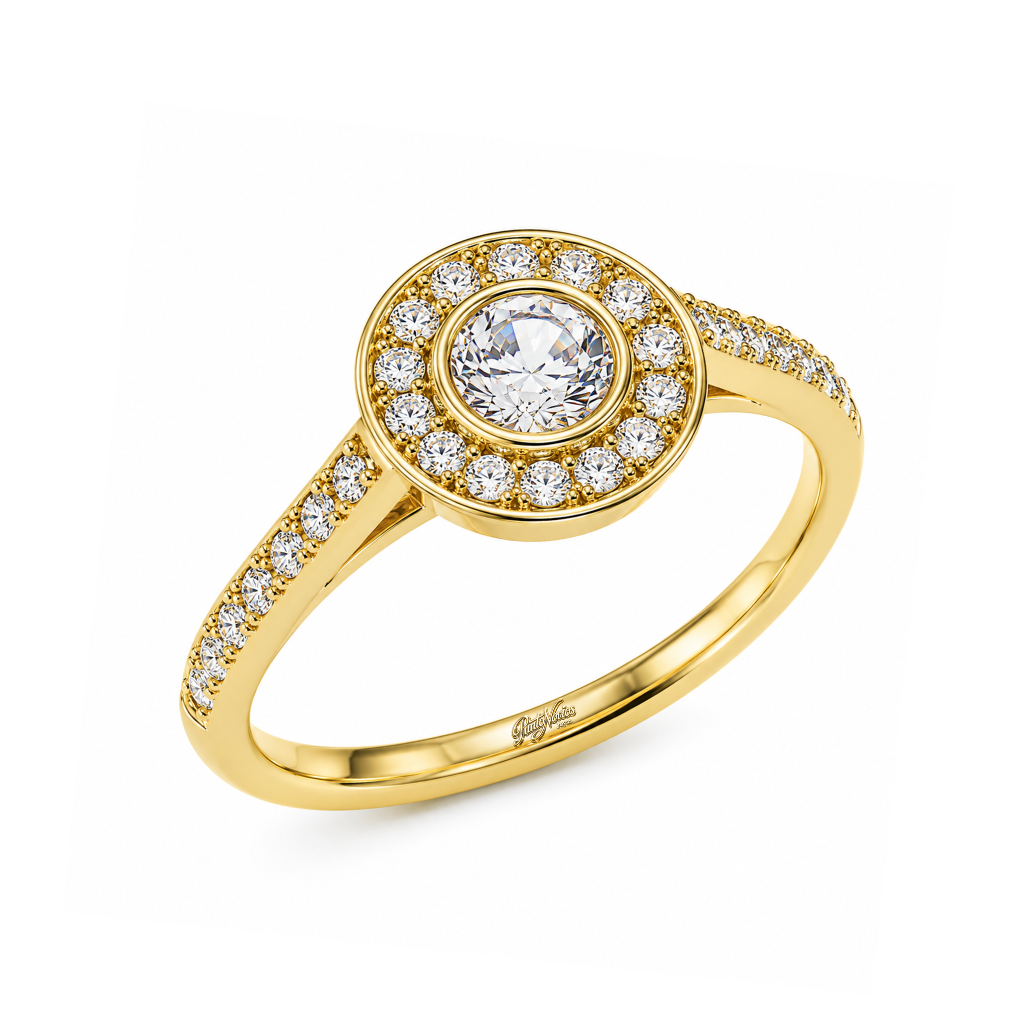 Anillo de Compromiso Modelo Montreal Oro 18K