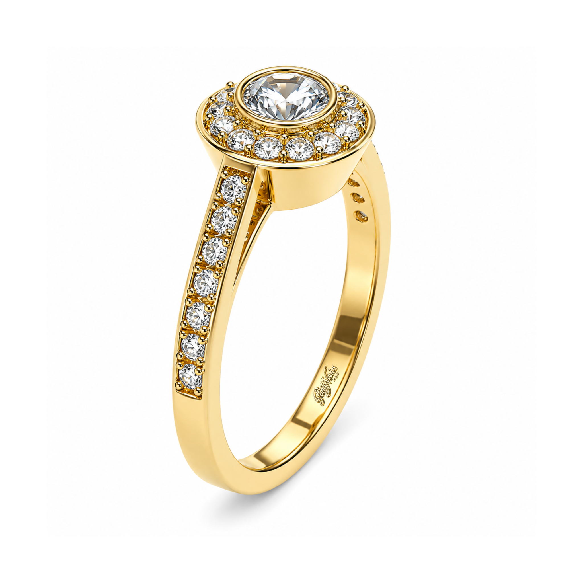 Anillo de Compromiso Modelo Montreal Oro 18K