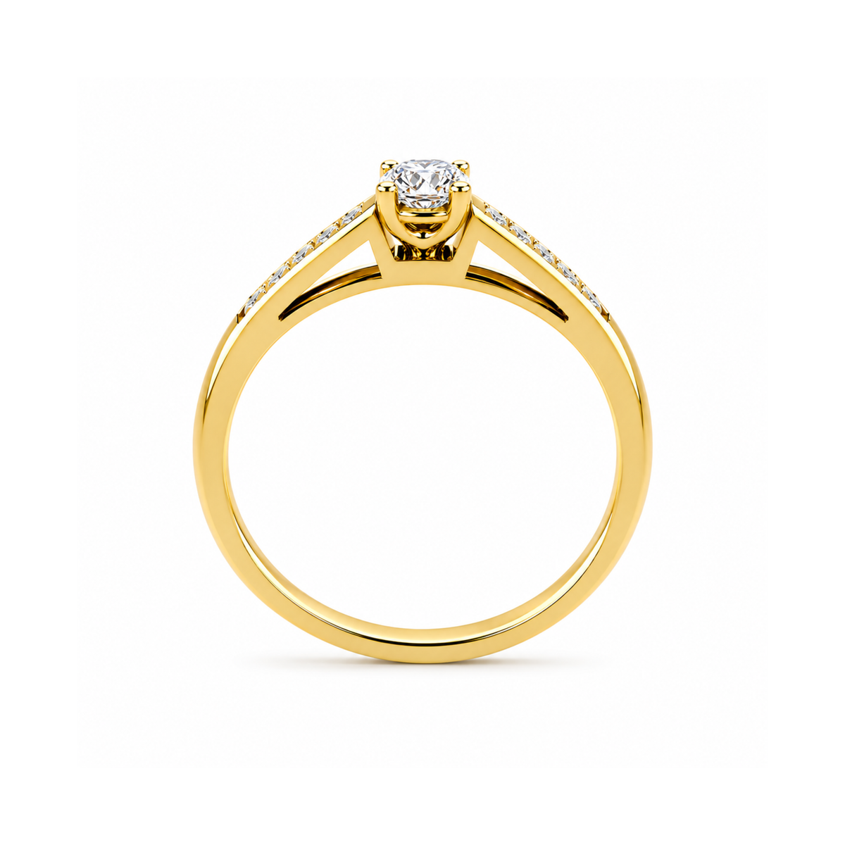 Anillo de Compromiso Modelo Palermo Oro 18K