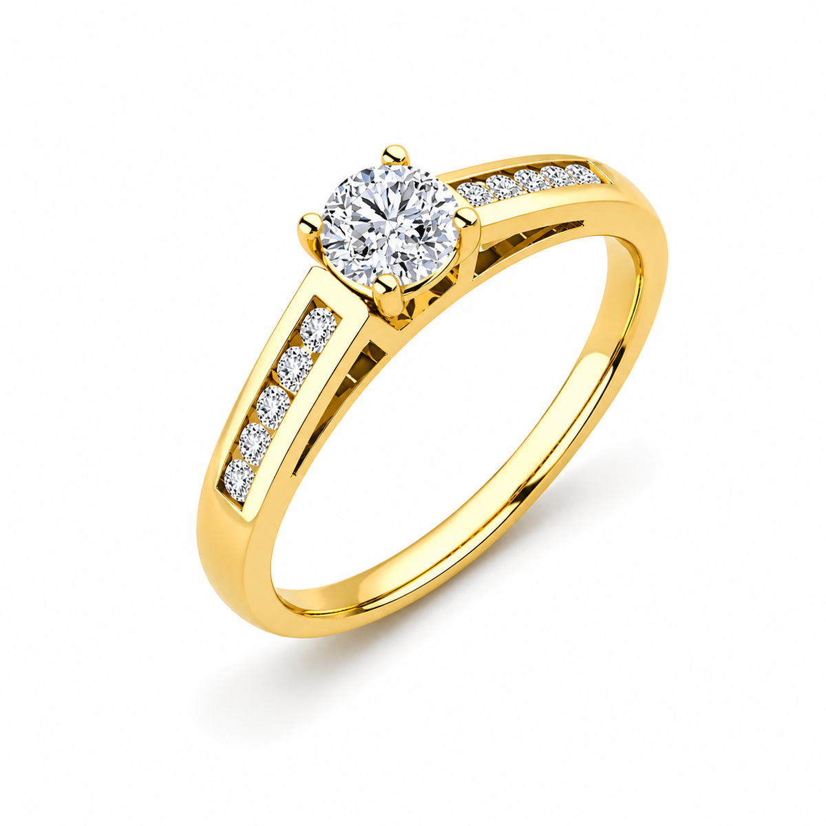 Anillo de Compromiso Modelo Palermo Oro 18K