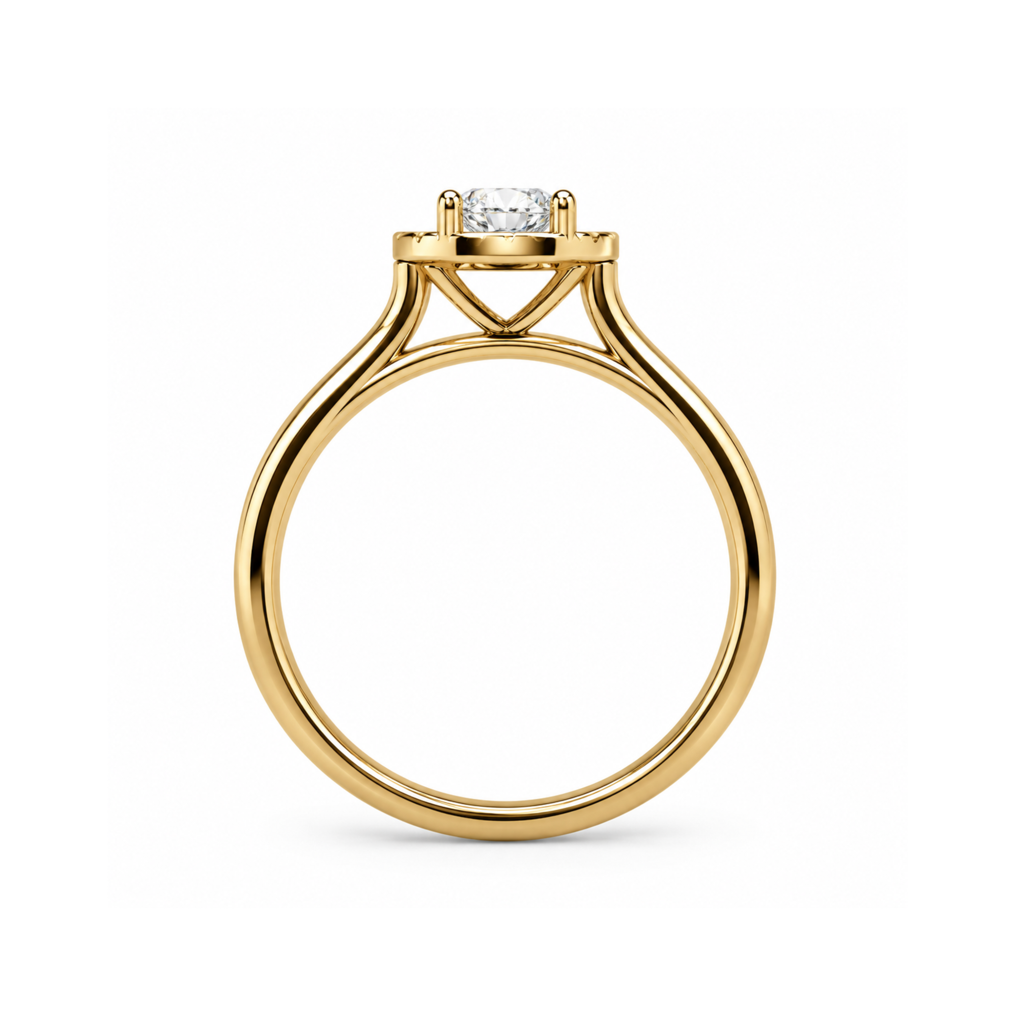 Anillo de Compromiso Modelo Sais Oro 18K