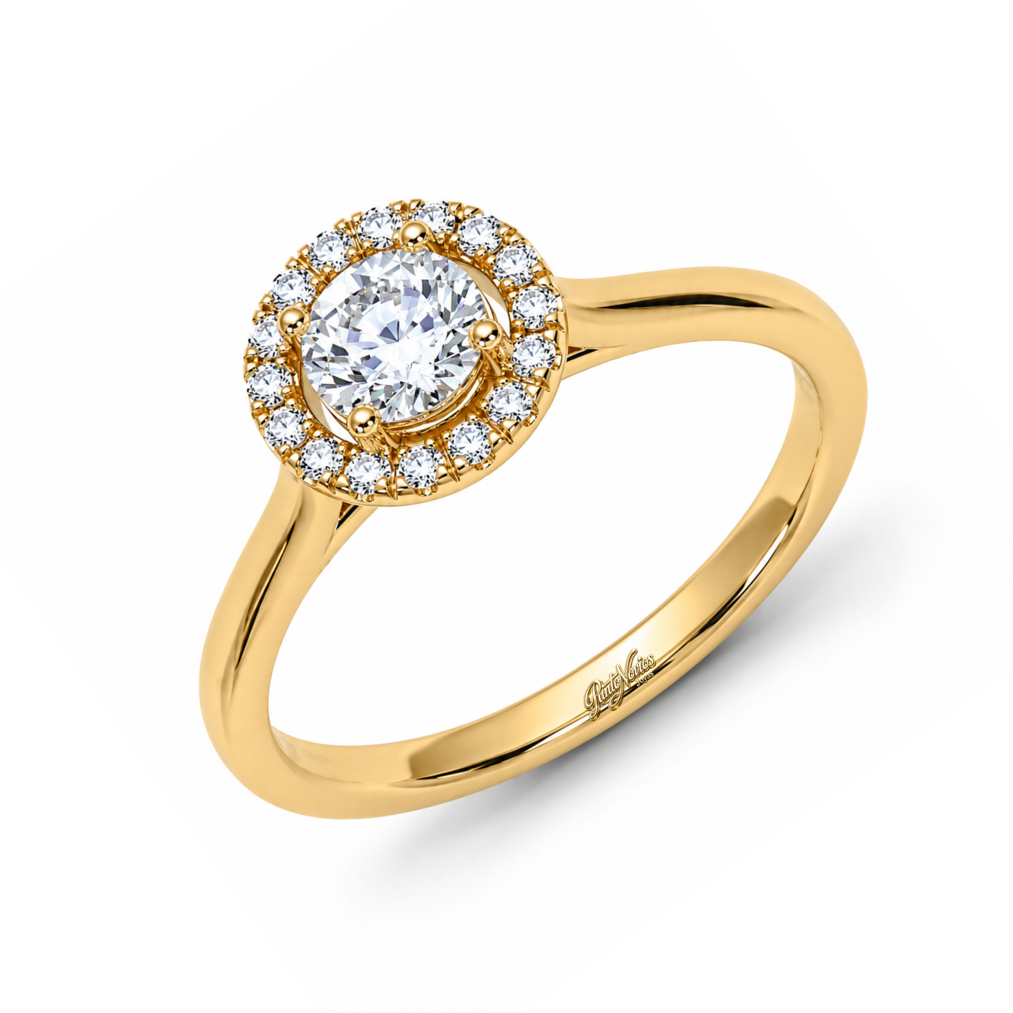 Anillo de Compromiso Modelo Sais Oro 18K