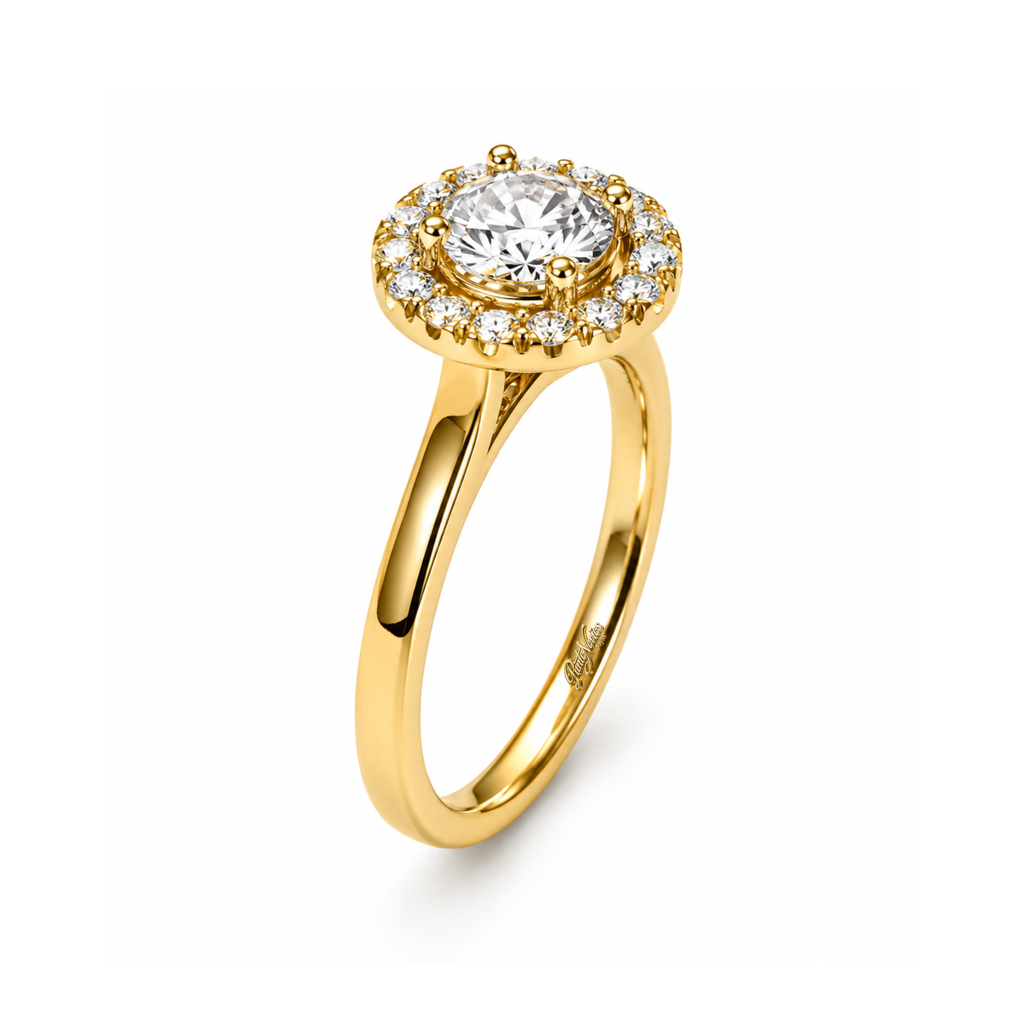 Anillo de Compromiso Modelo Sais Oro 18K