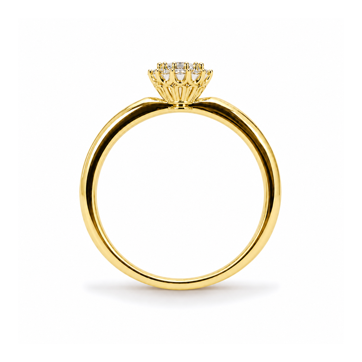 Anillo de Compromiso Modelo Sarandi Oro 18K