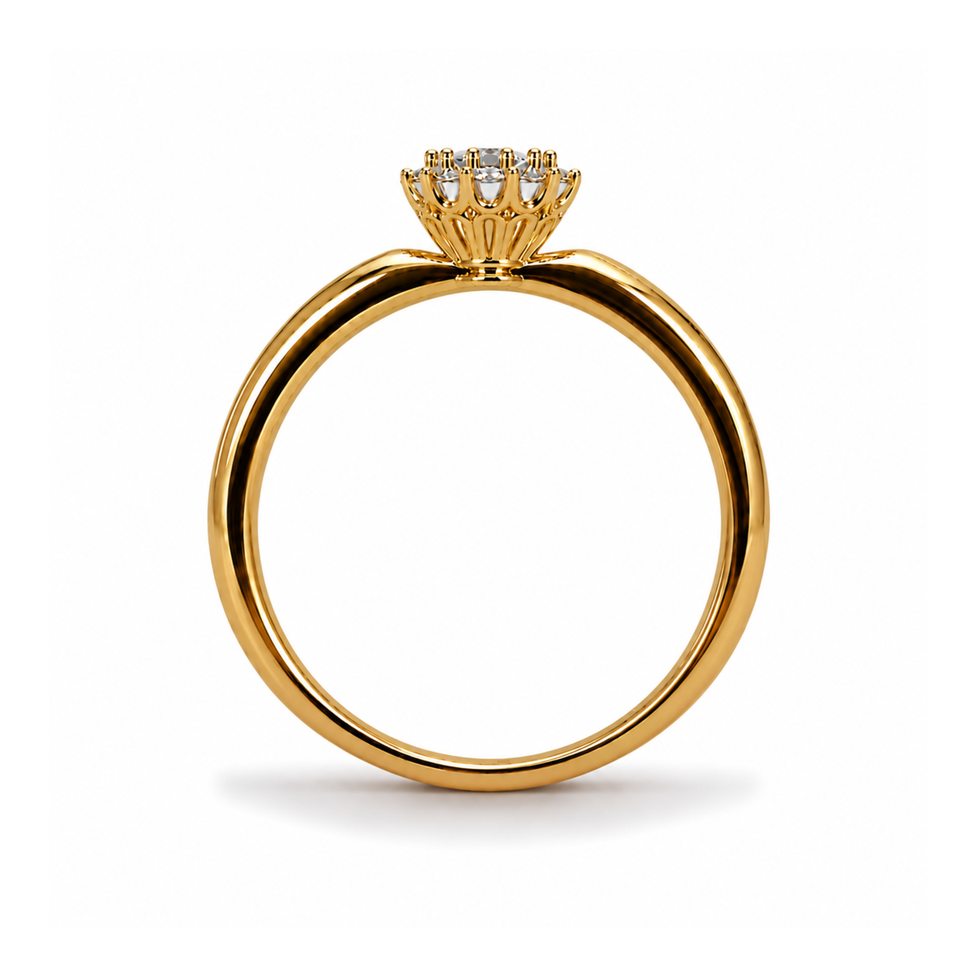 Anillo de Compromiso Modelo Sarandi Oro 18K