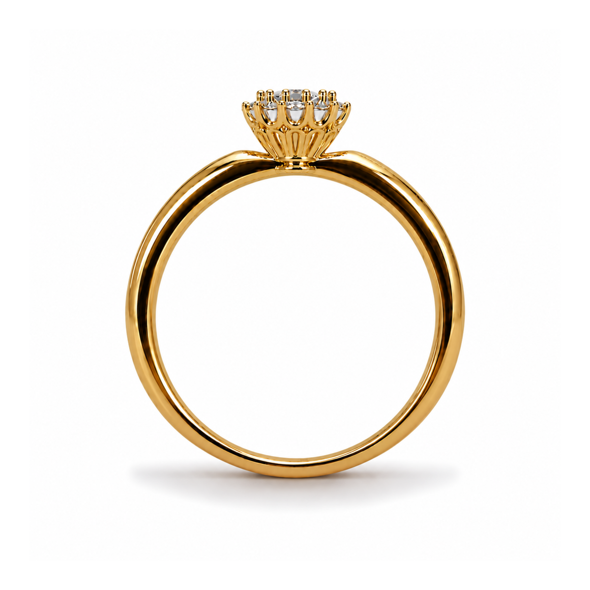 Anillo de Compromiso Modelo Sarandi Oro 18K