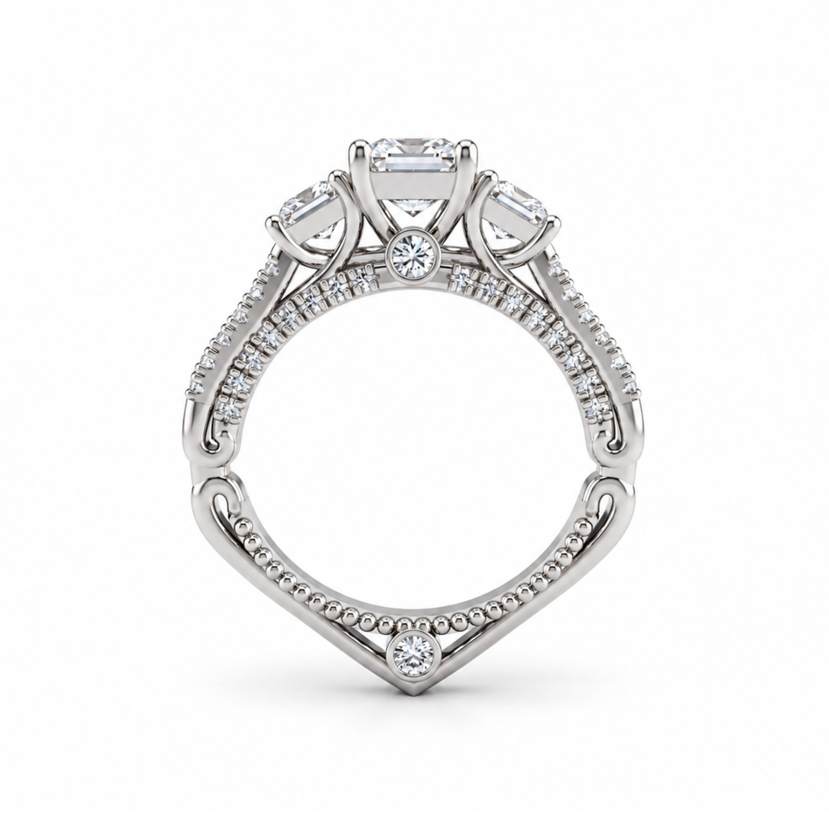 Anillo de Compromiso Modelo Segovia Oro 18K