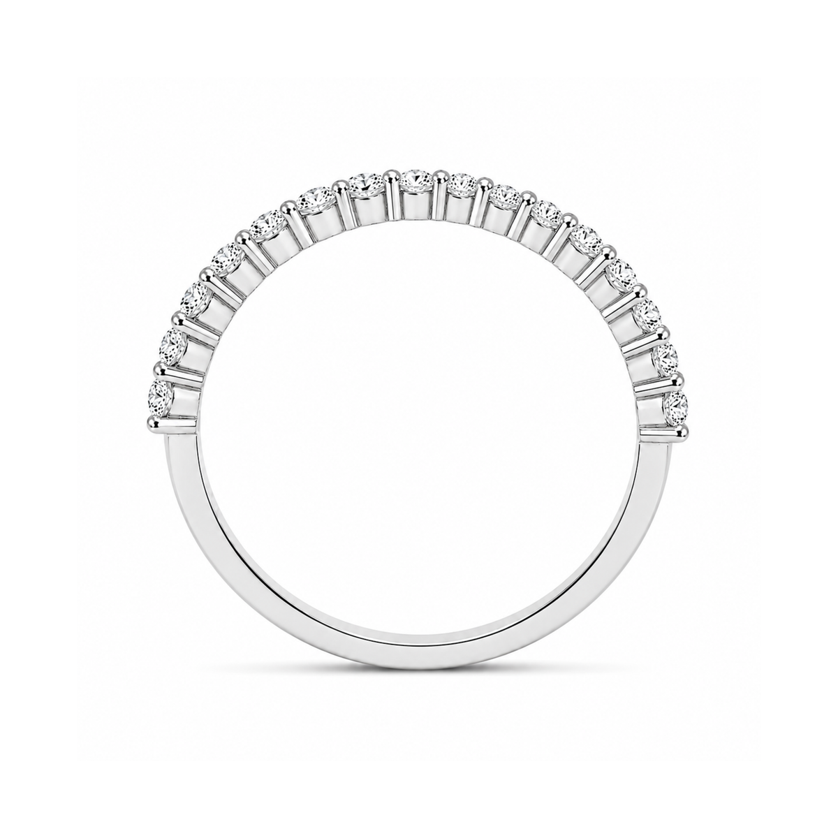 Anillo de Compromiso Medio Cintillo Modelo Sevilla Oro 18K
