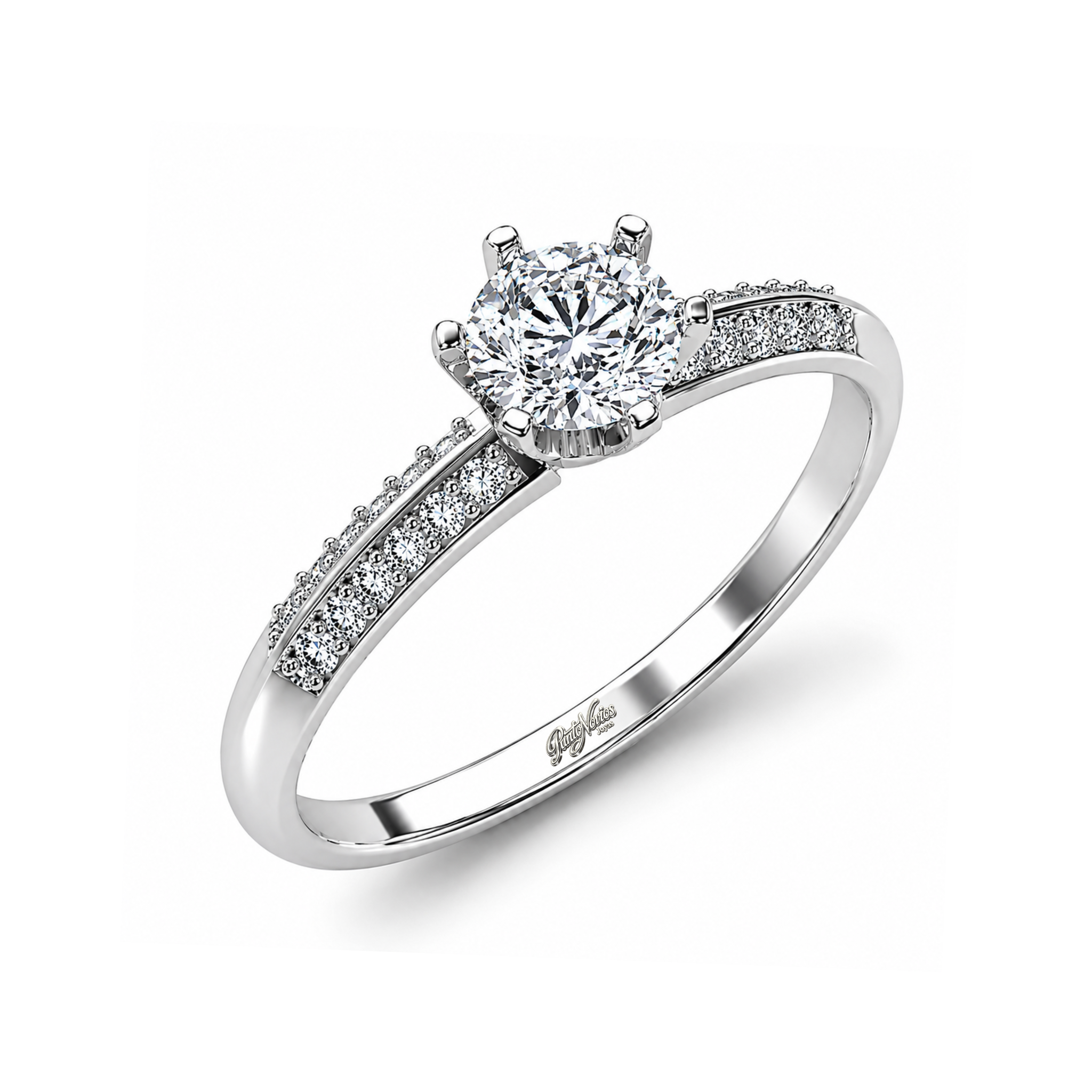Anillo de Compromiso Modelo Sifra Oro 18K