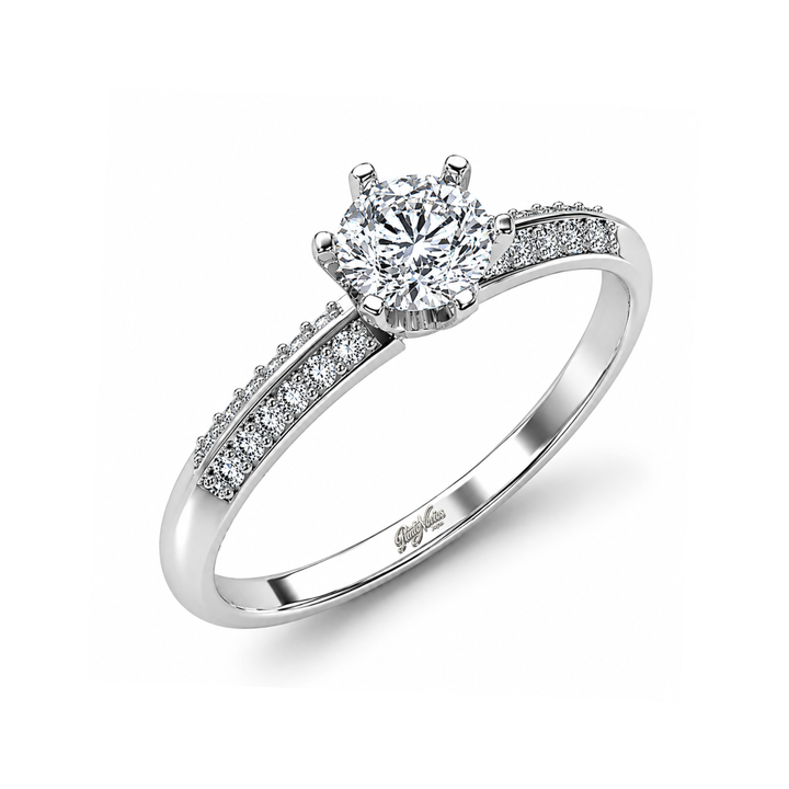 Anillo de Compromiso Modelo Sifra Oro 18K