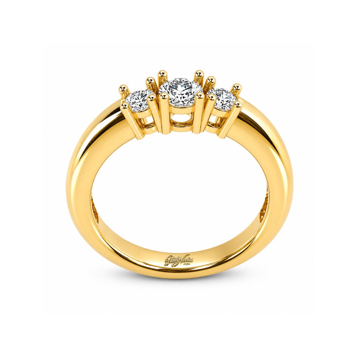 Anillo de Compromiso Modelo Tanis Oro 18K