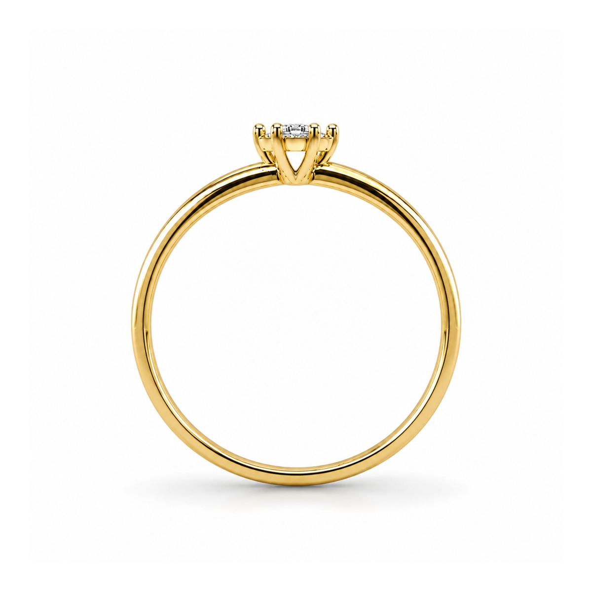 Anillo de Compromiso Modelo Tokio Oro 18K