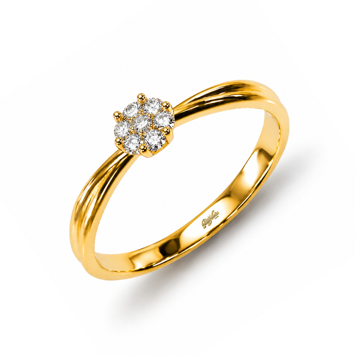 Anillo de Compromiso Modelo Tokio Oro 18K