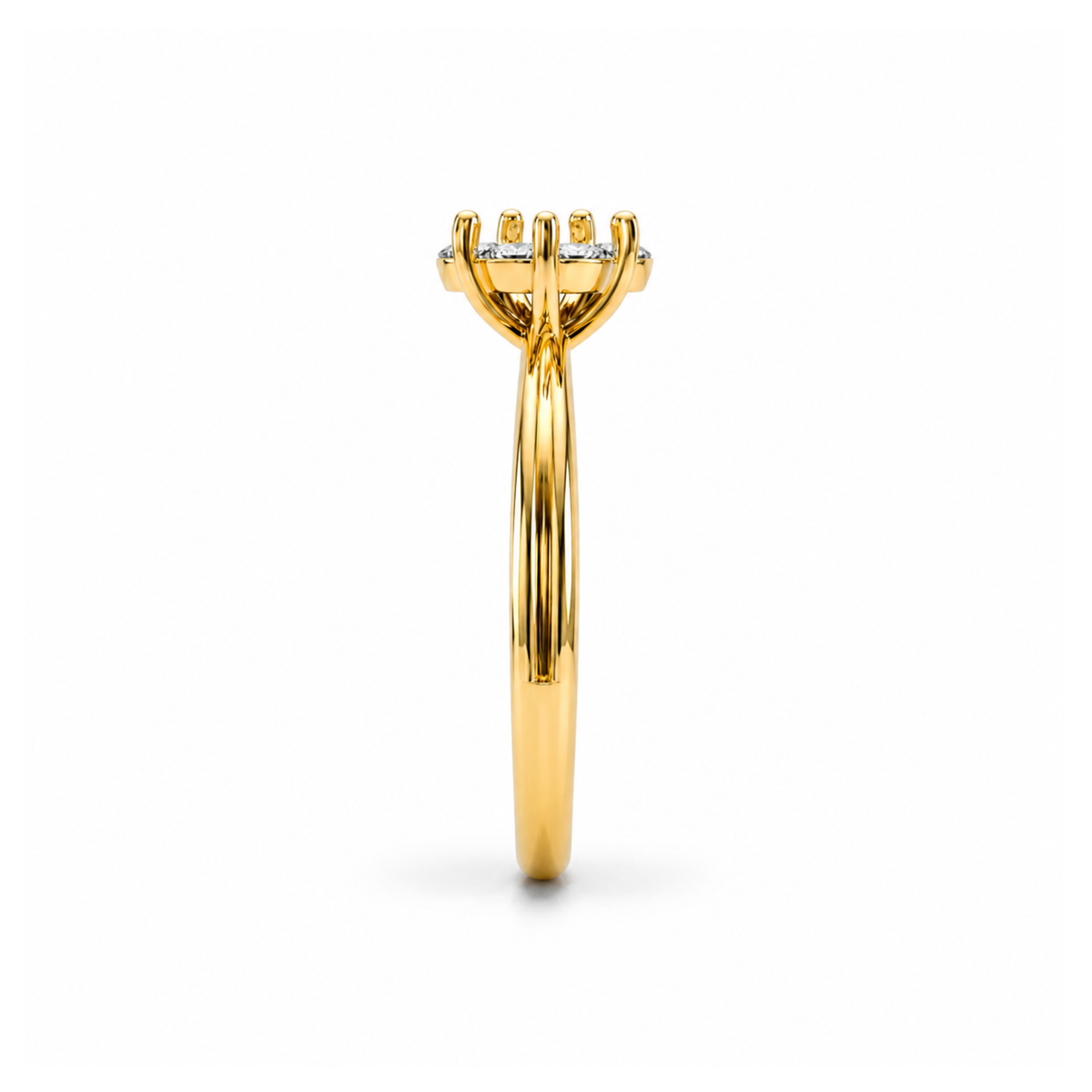 Anillo de Compromiso Modelo Tokio Oro 18K