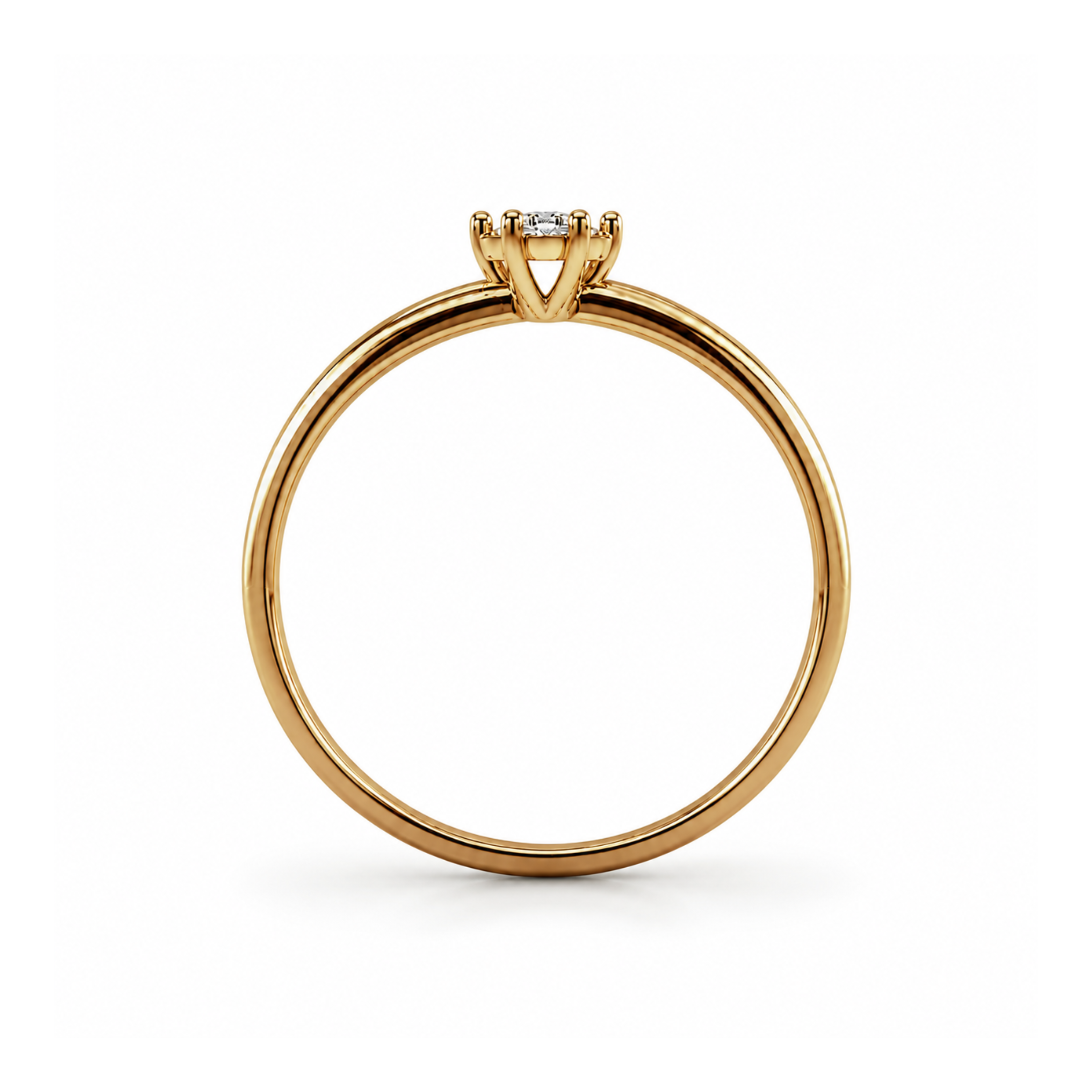 Anillo de Compromiso Modelo Tokio Oro 18K