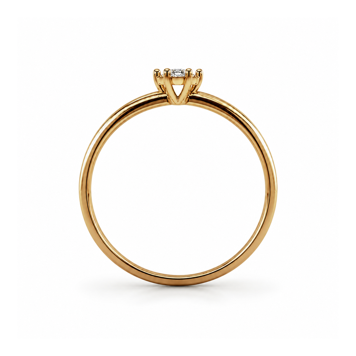 Anillo de Compromiso Modelo Tokio Oro 18K