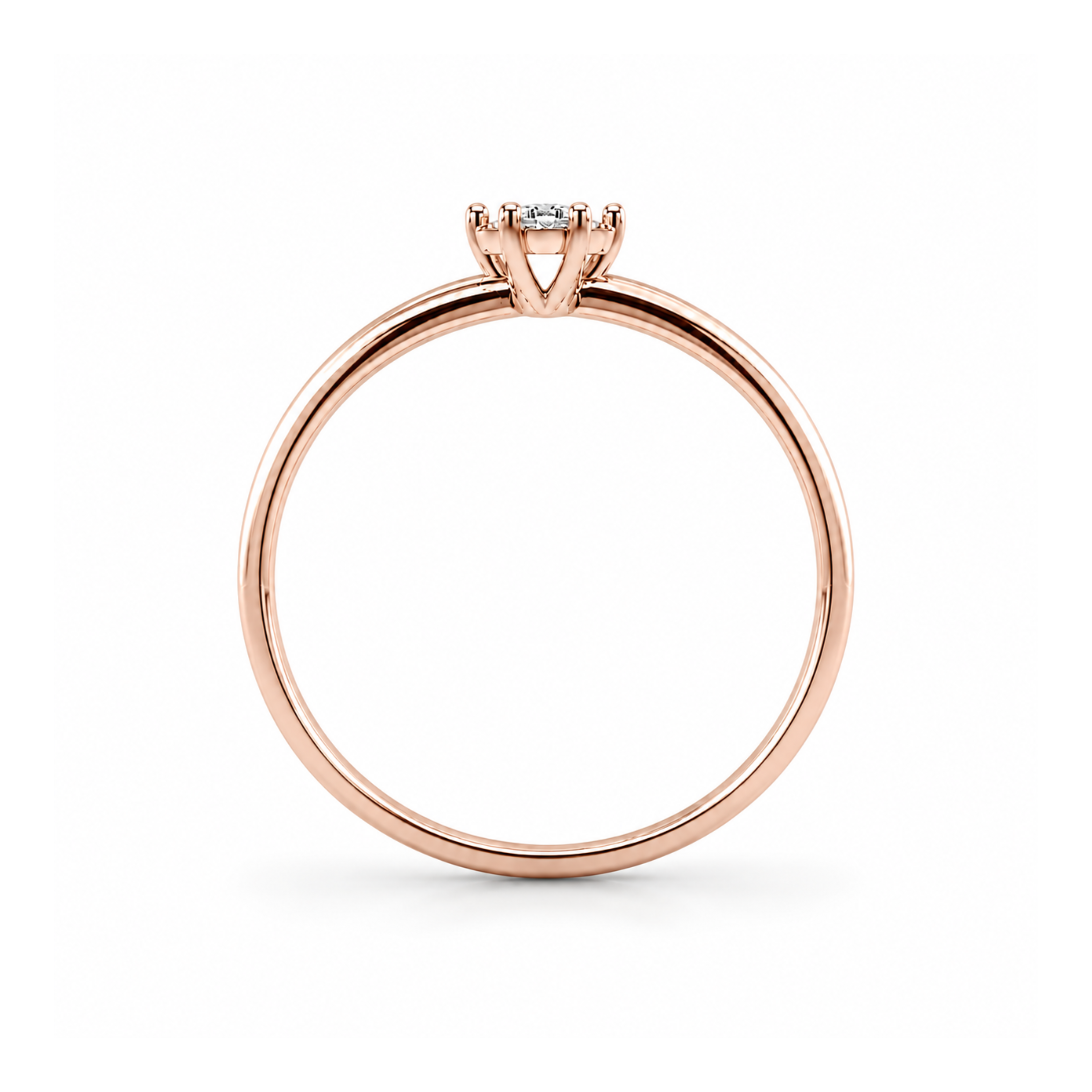 Anillo de Compromiso Modelo Tokio Oro 18K