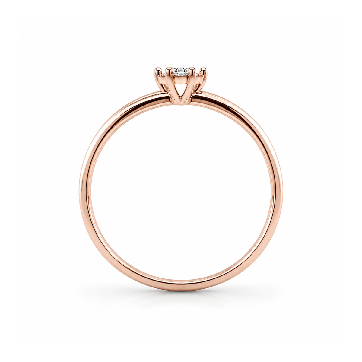 Anillo de Compromiso Modelo Tokio Oro 18K