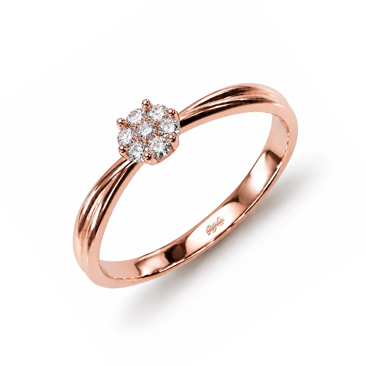 Anillo de Compromiso Modelo Tokio Oro 18K