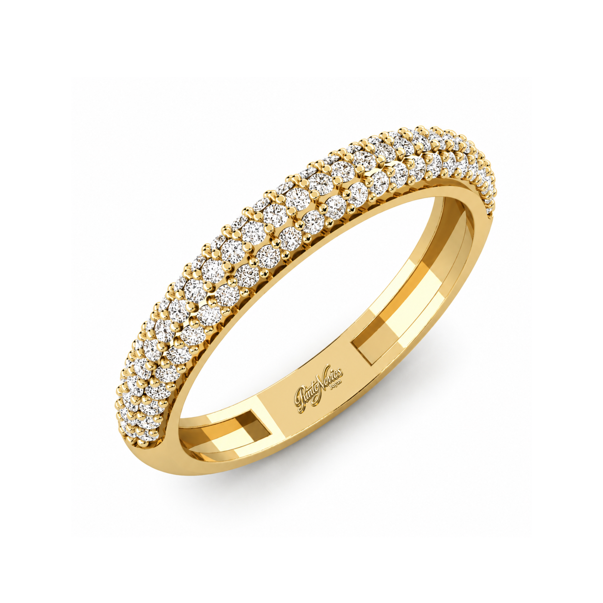 Anillo de Compromiso Modelo Tours Oro 18K