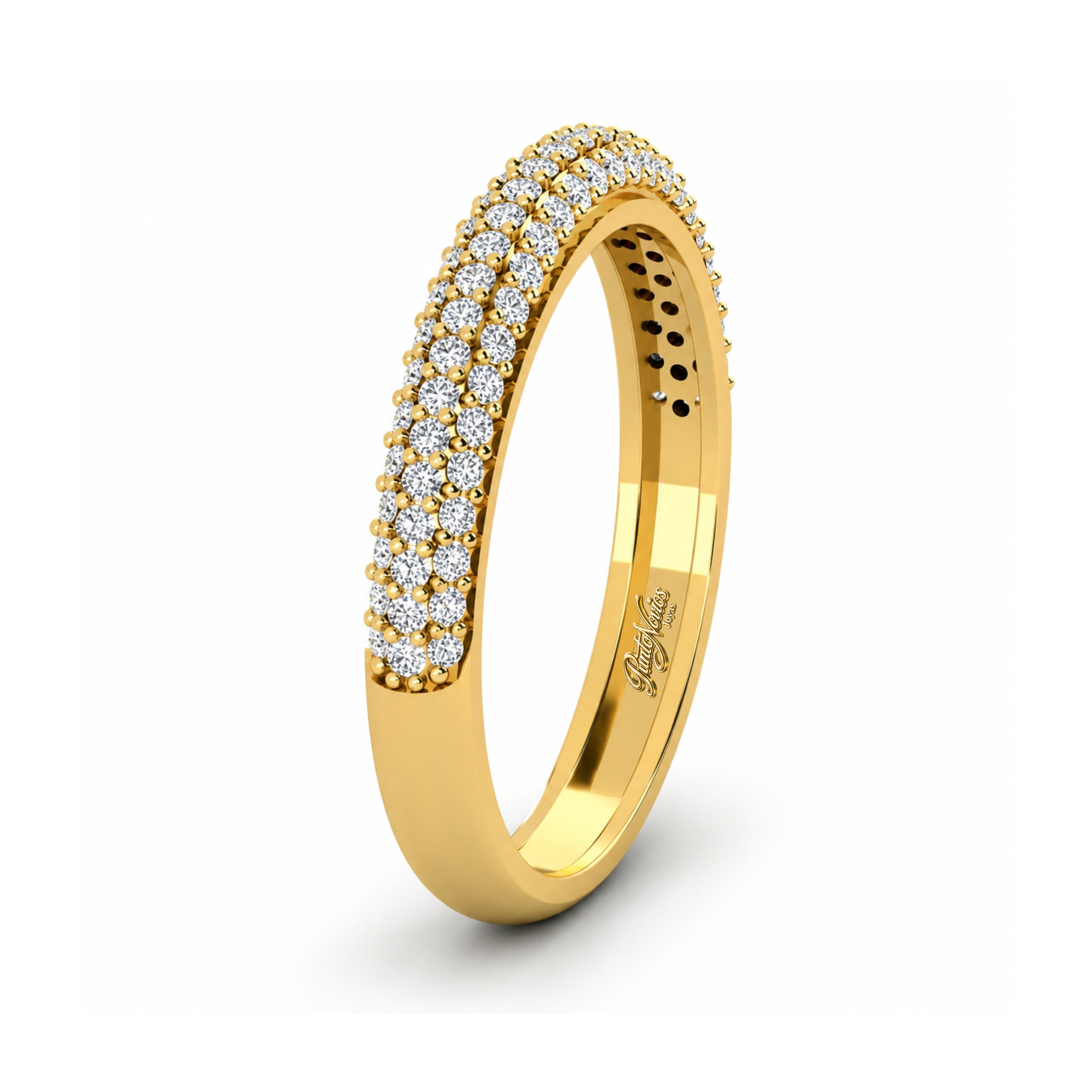 Anillo de Compromiso Modelo Tours Oro 18K