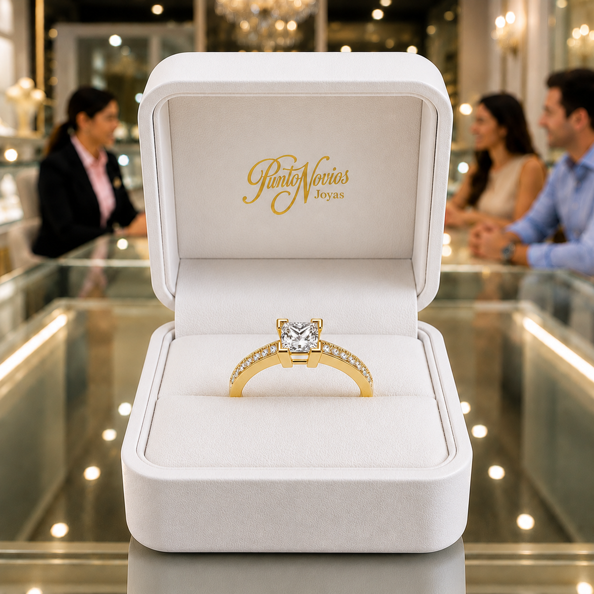 Anillo de Compromiso Modelo York Oro 18K