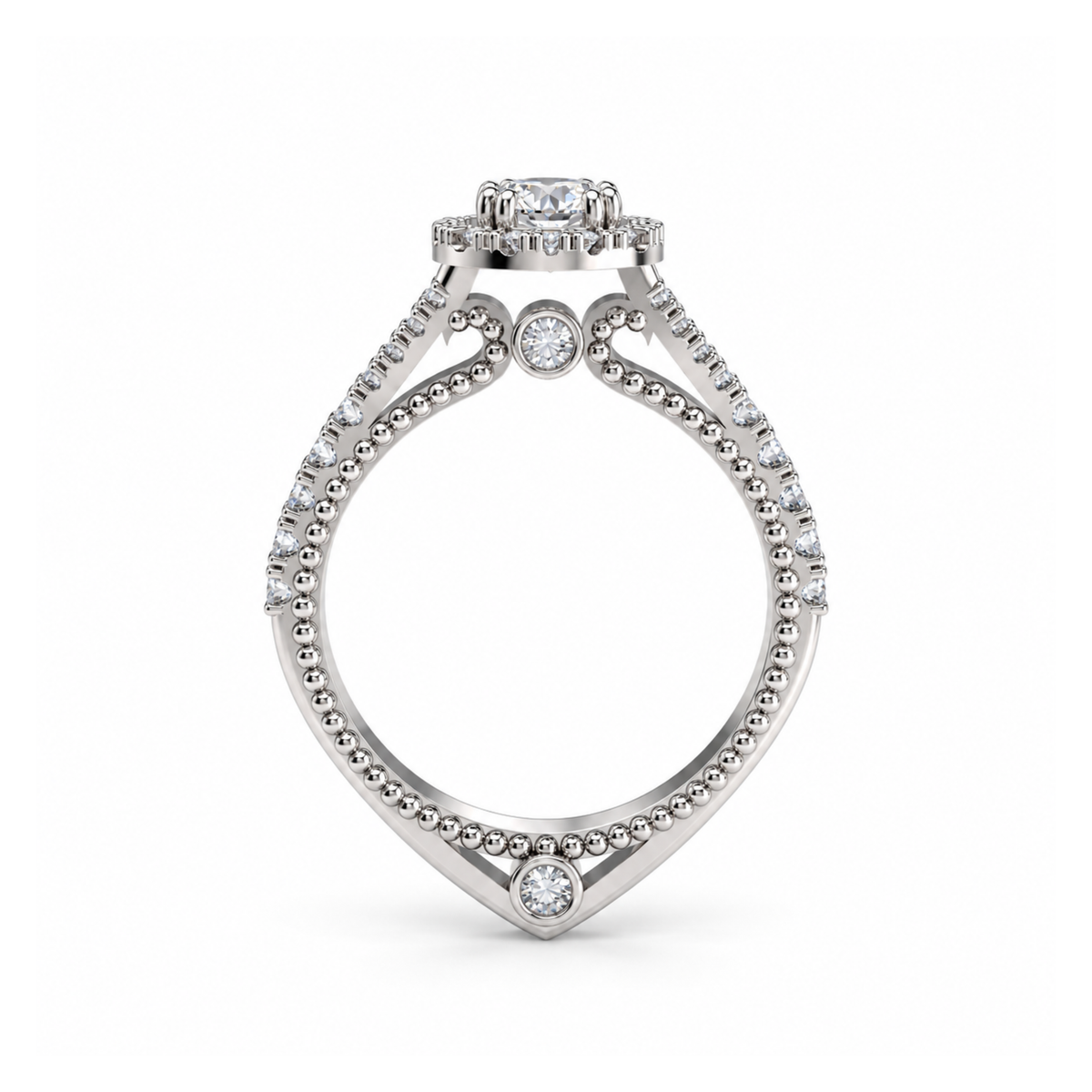 Anillo de Compromiso Modelo Zaragoza Oro 18K